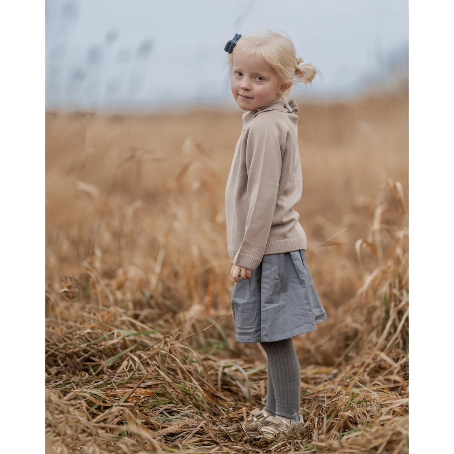Hanevild Cream Oatmeal Lea Bluse, Merino Uld - Image 3