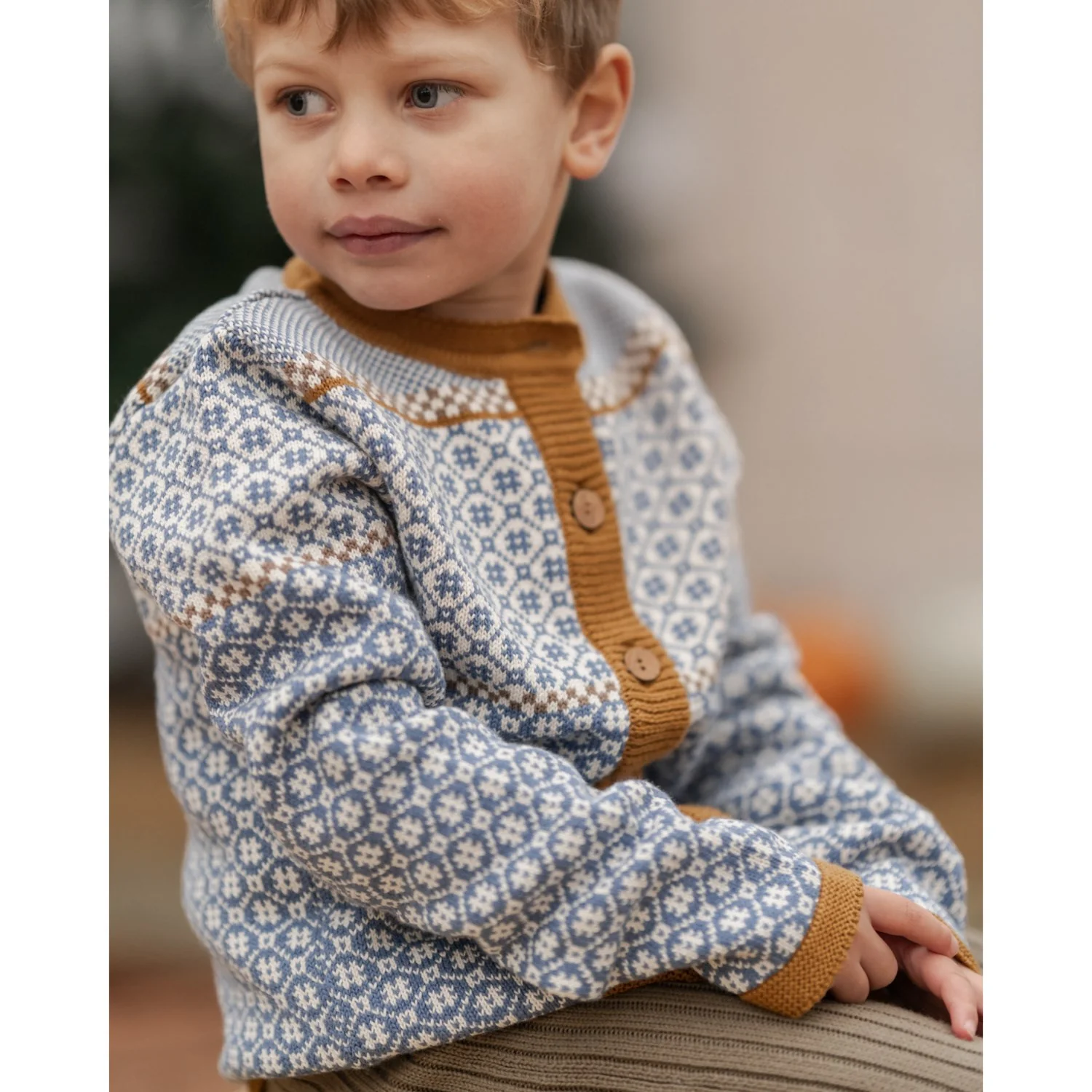 Hanevild Moonlight Blue Alex Cardigan - Image 2