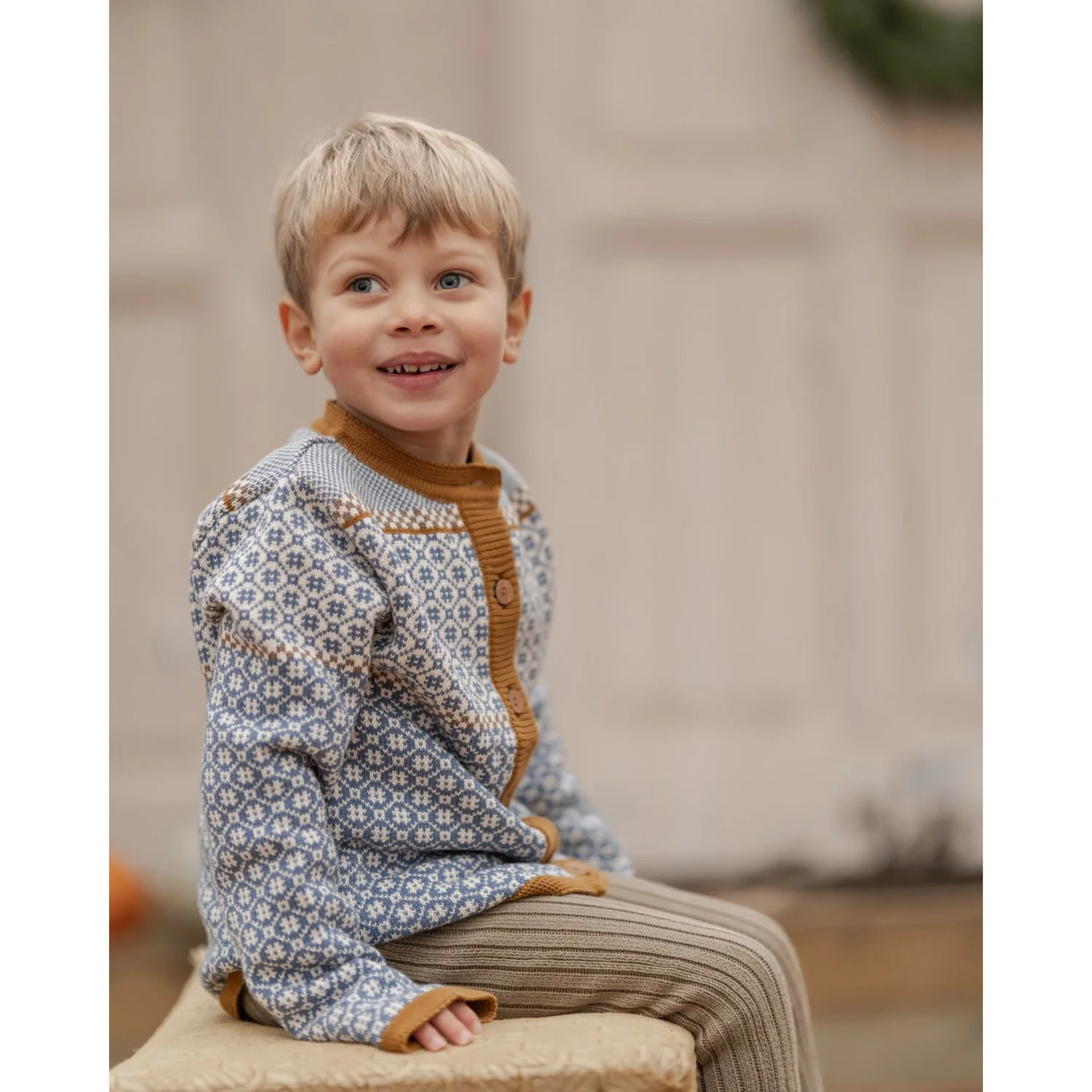 Hanevild Moonlight Blue Alex Cardigan - Image 4