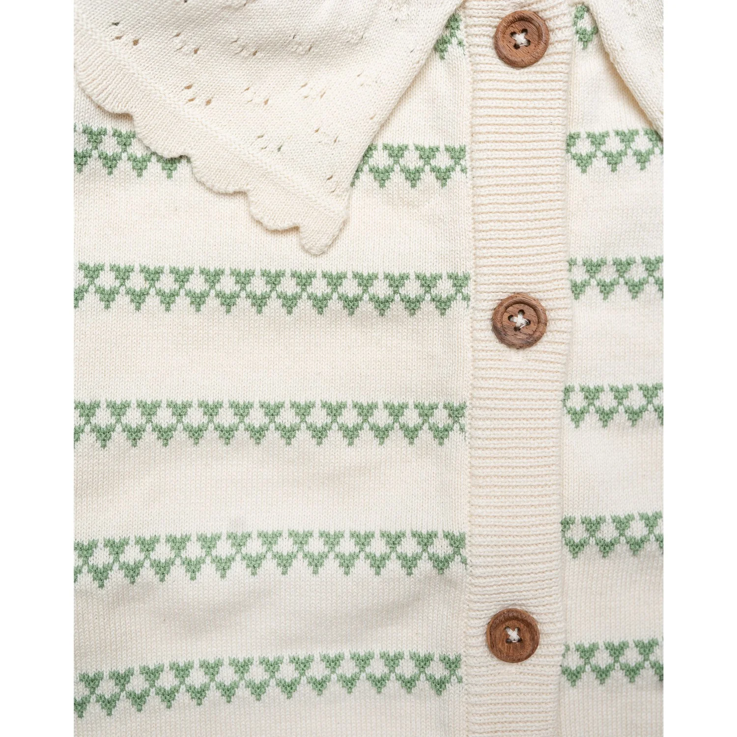 Hanevild Shale Green Heart Cardigan - Image 20