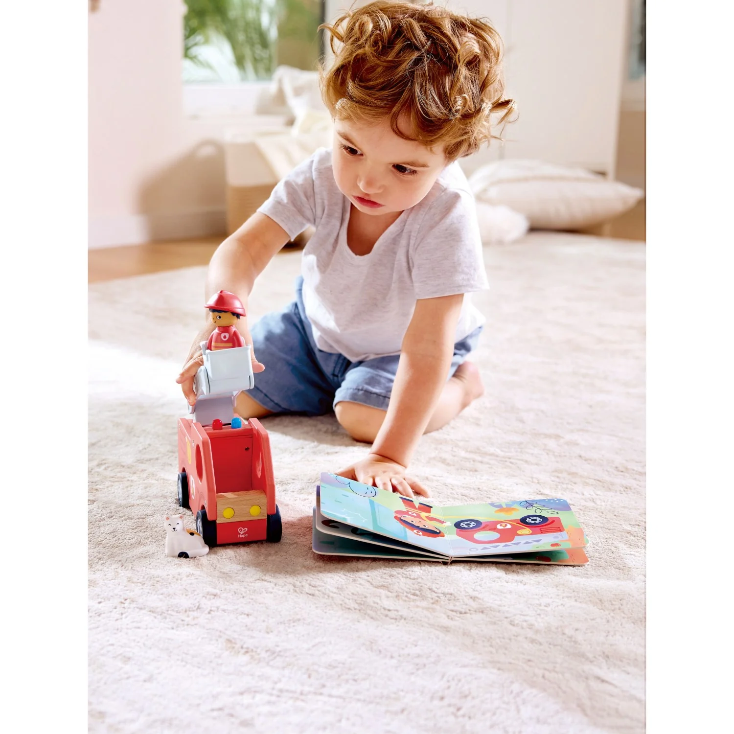 Hape Den Brølende Brandbil Med Lyd - Image 4