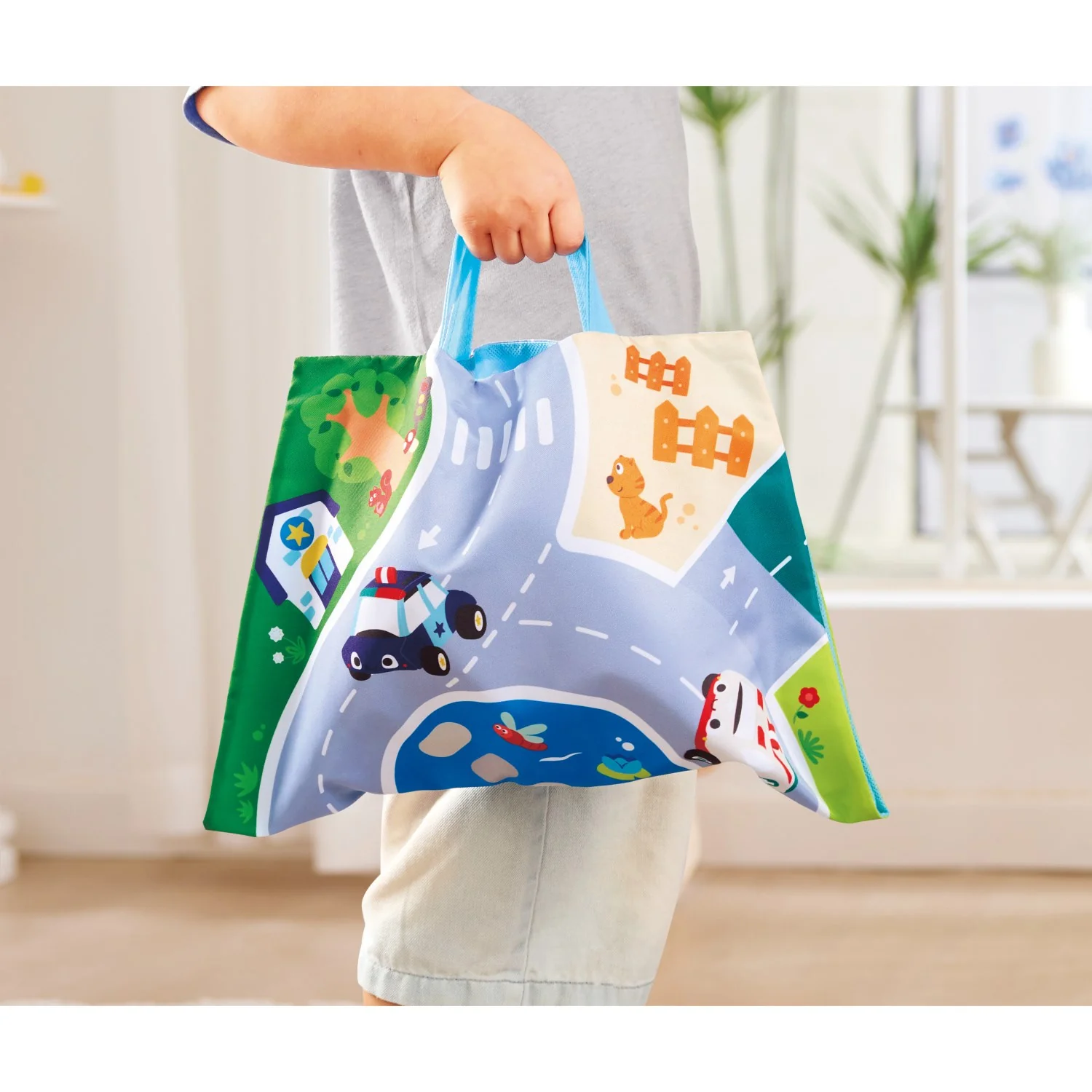 Hape Pull-Back Plys Bilsæt - Image 3