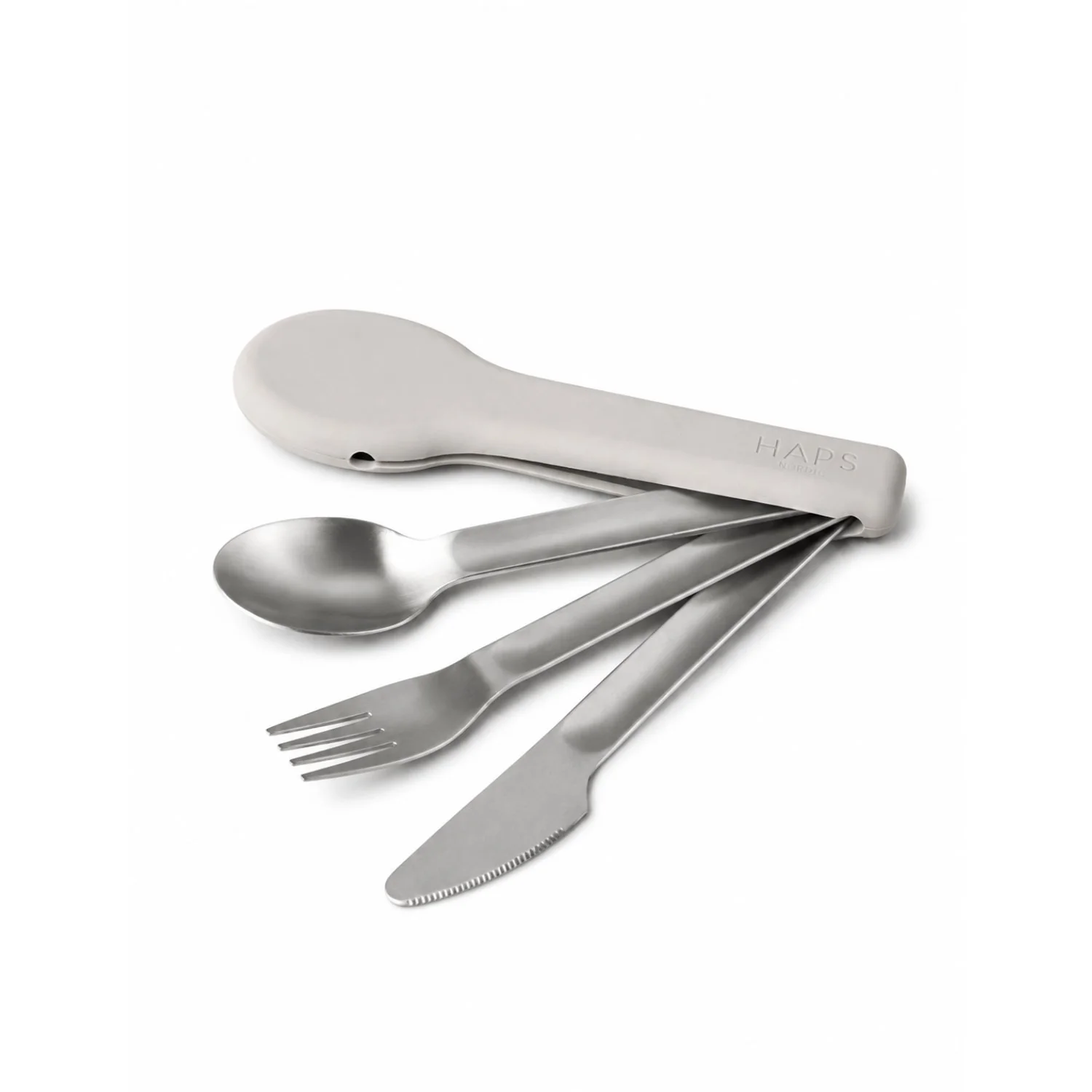 Haps Nordic Oyster Grey Kids Bestik Sæt