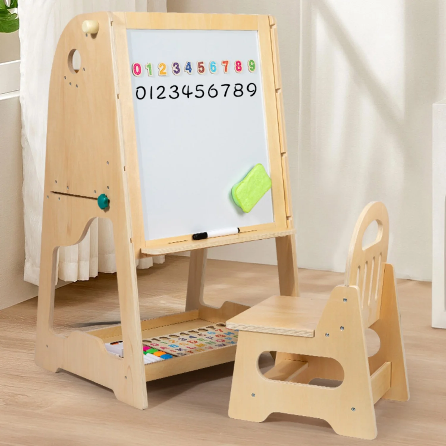 HEMMINGSEN Kids Natur Multifunktionelt Skrivebordsæt - Image 5