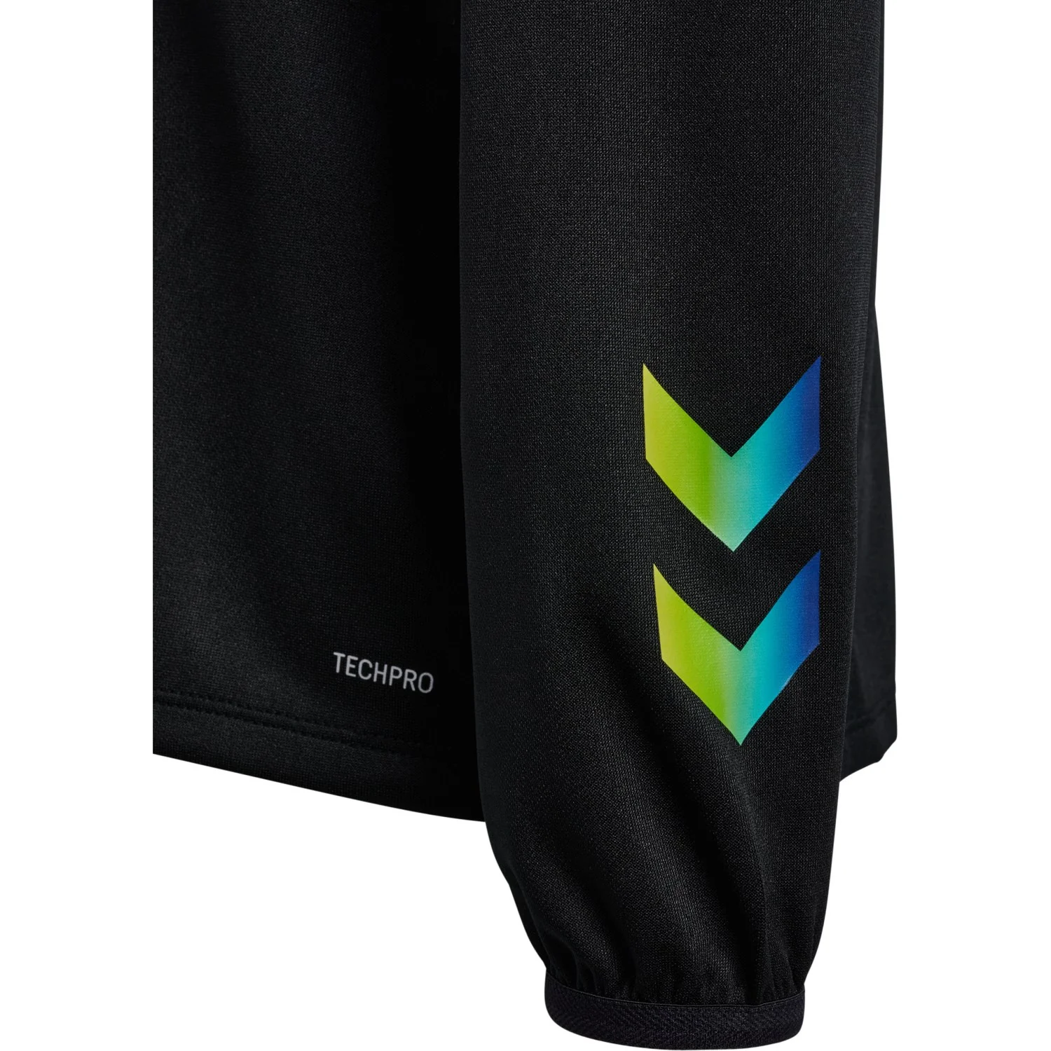 Hummel Black/Limeade Shimmer Half Zip Kids - Image 3