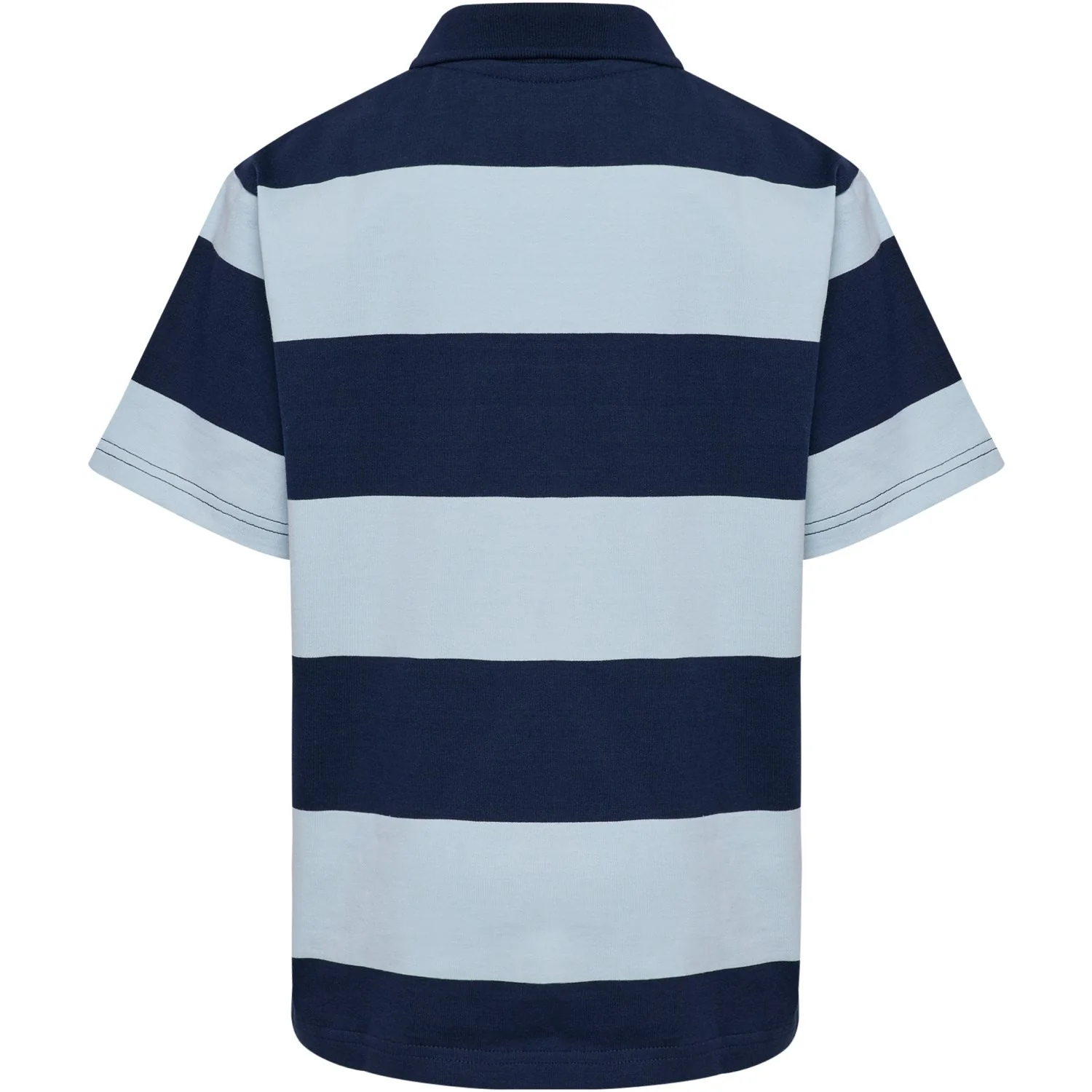 Hummel Dress Blues Jr Loose Striped Polo S/S Bee - Image 4