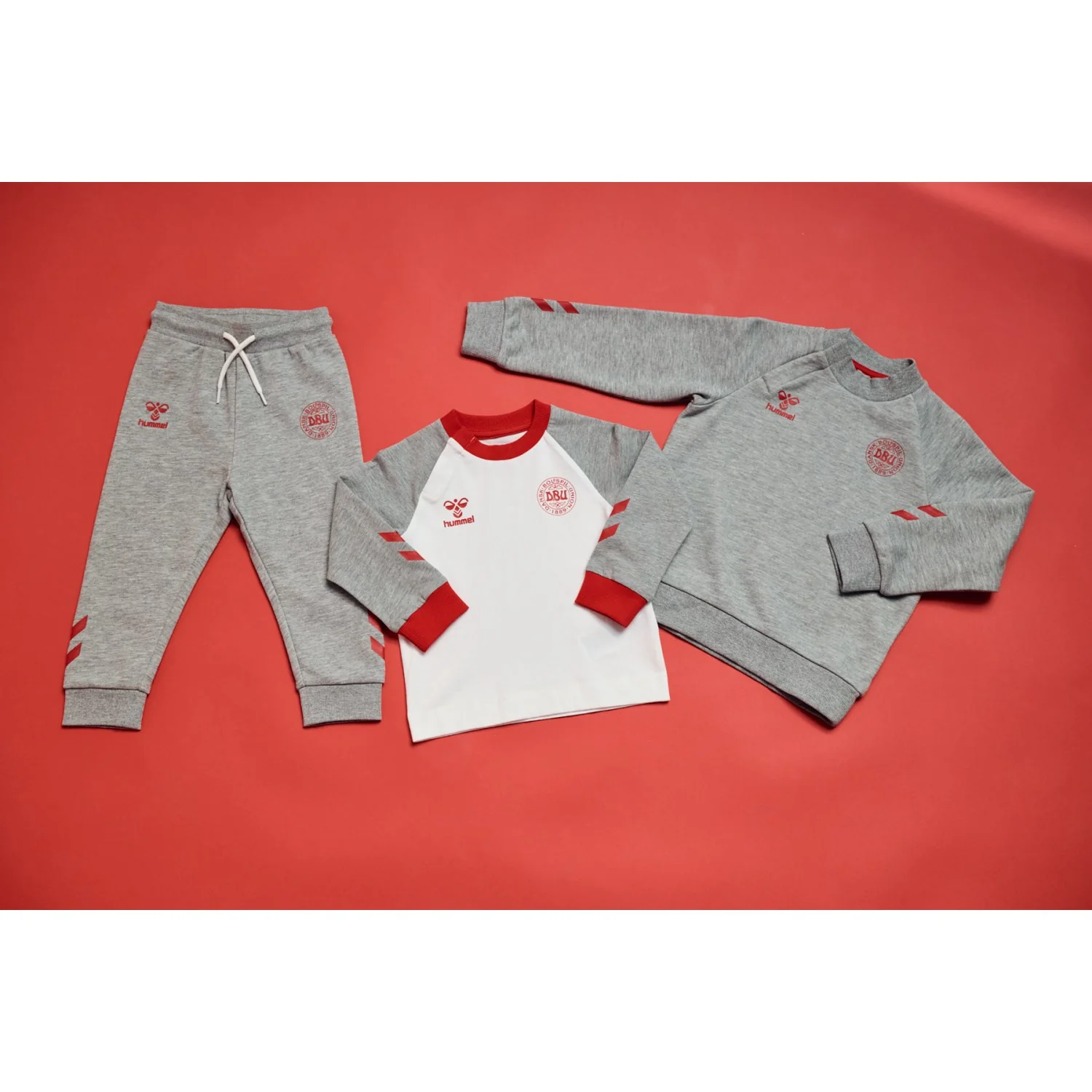 Hummel Grey Melange Mini Reg Dbu Crewneck - Image 2