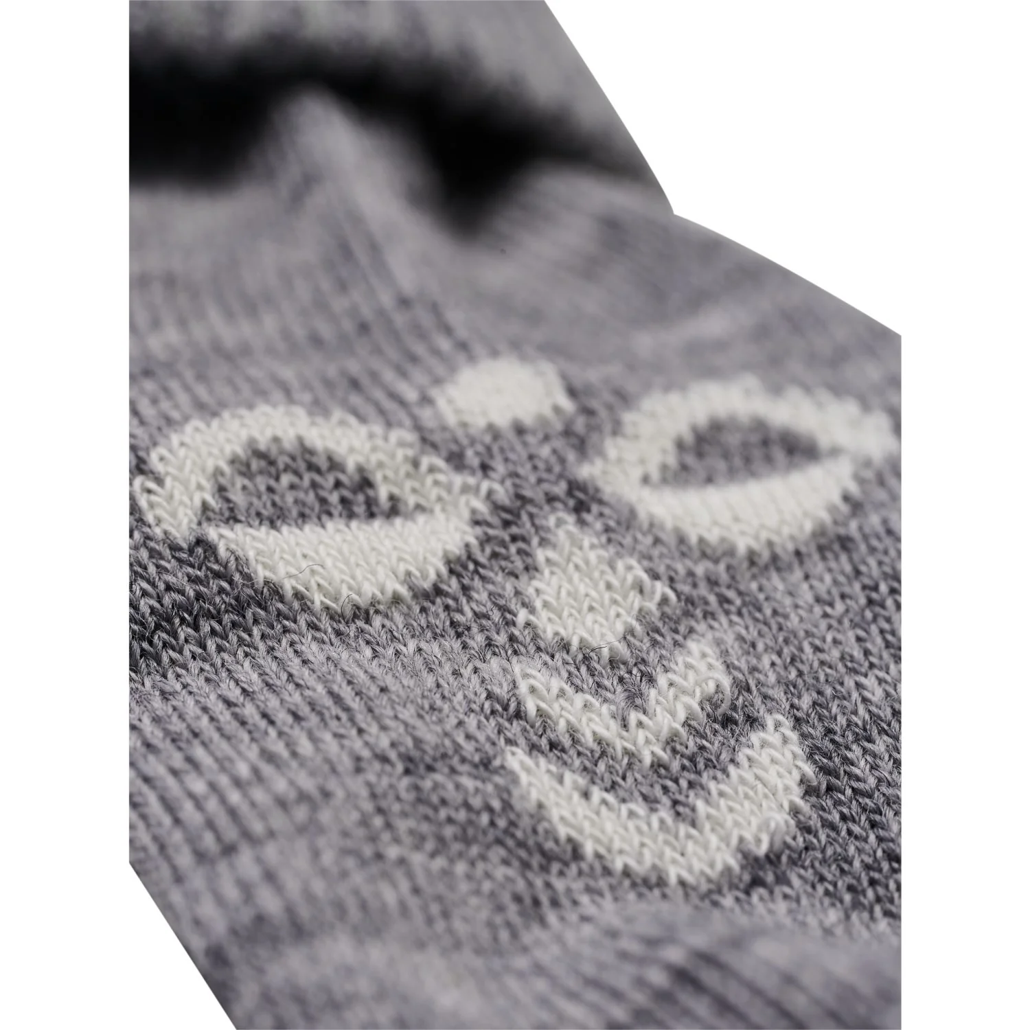 Hummel Grey Melange Mini Uld Strømper - Image 3