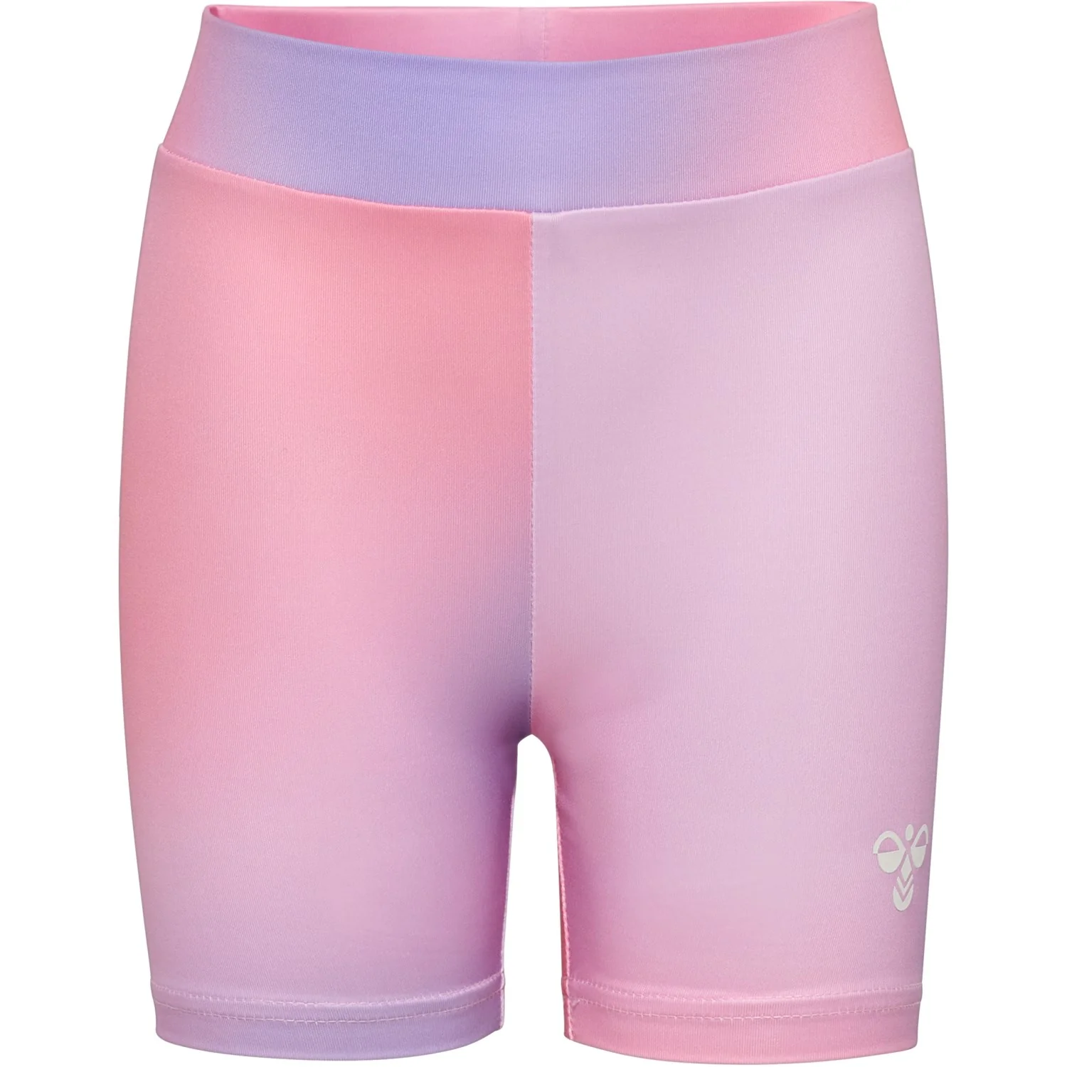 Hummel Shell Pink Jr Gradient Gym Kort Tights