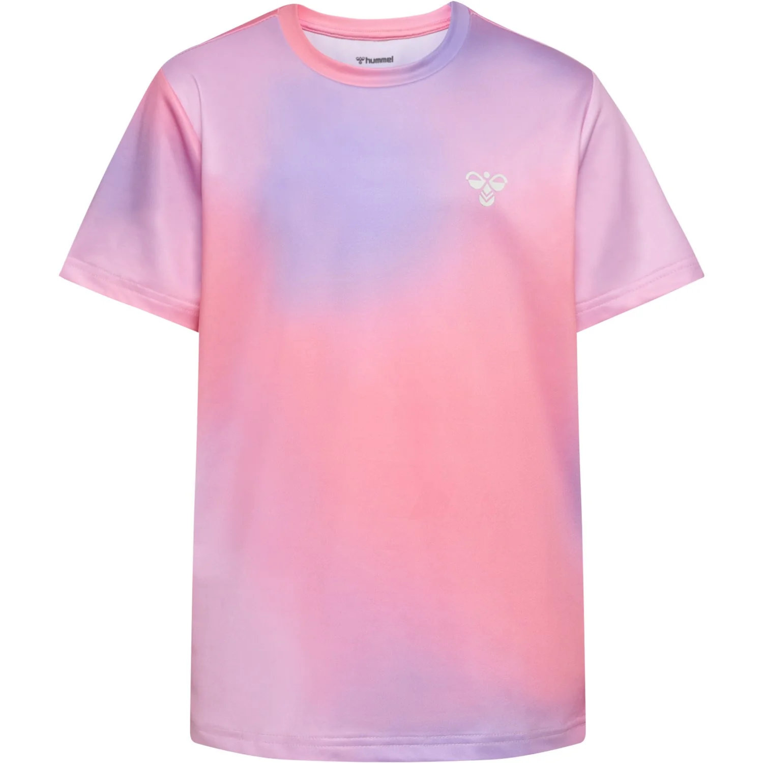 Hummel Shell Pink Jr Gradient Gym T-Shirt S/S