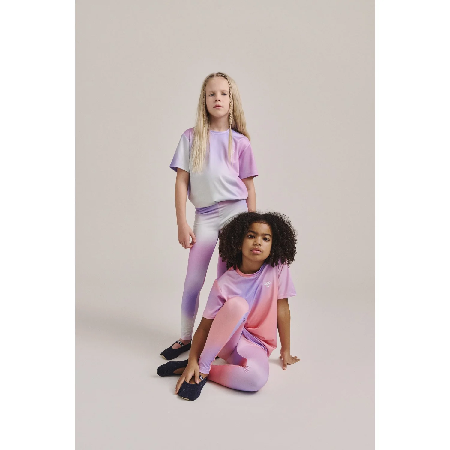 Hummel Shell Pink Jr Gradient Gym T-Shirt S/S - Image 5