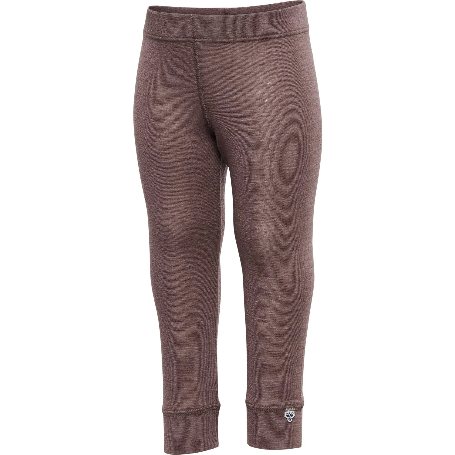 Hummel Twilight Mauve Mini Uld Rib Leggings - Image 3