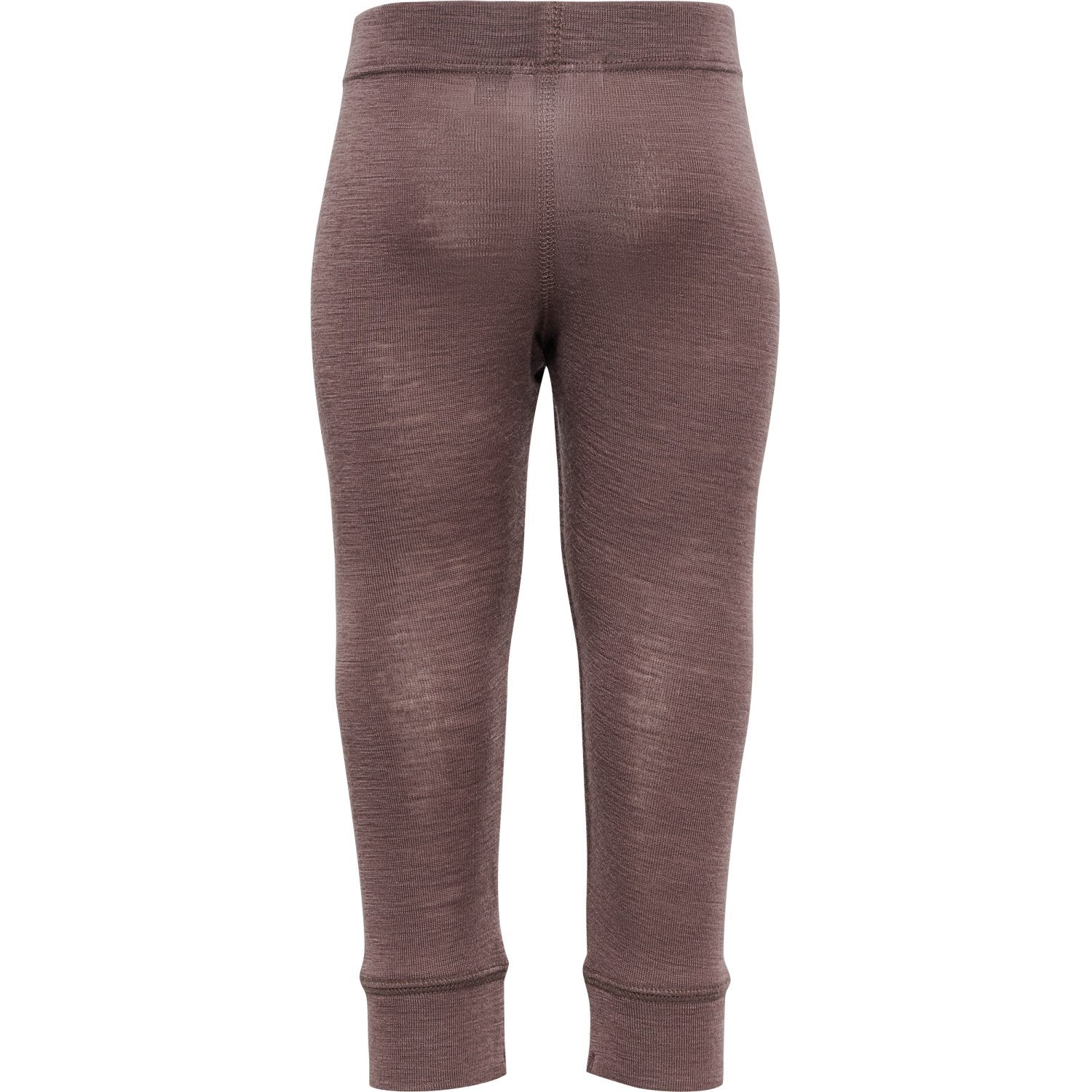 Hummel Twilight Mauve Mini Uld Rib Leggings - Image 4