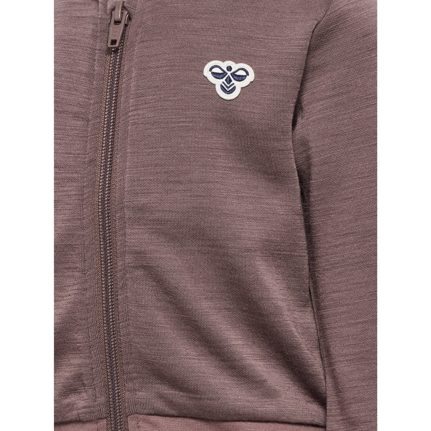 Hummel Twilight Mauve Mini Uld Zip Jakke Bee - Image 2