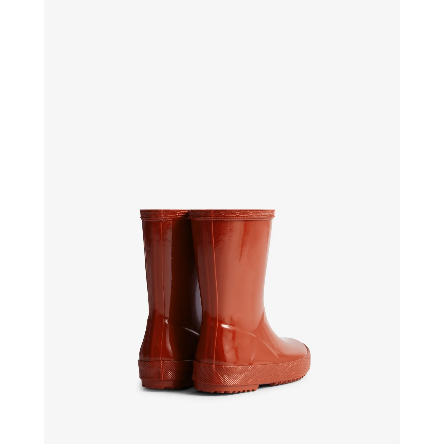 Hunter Military Red Kids First Gloss Gummistøvler - Image 4