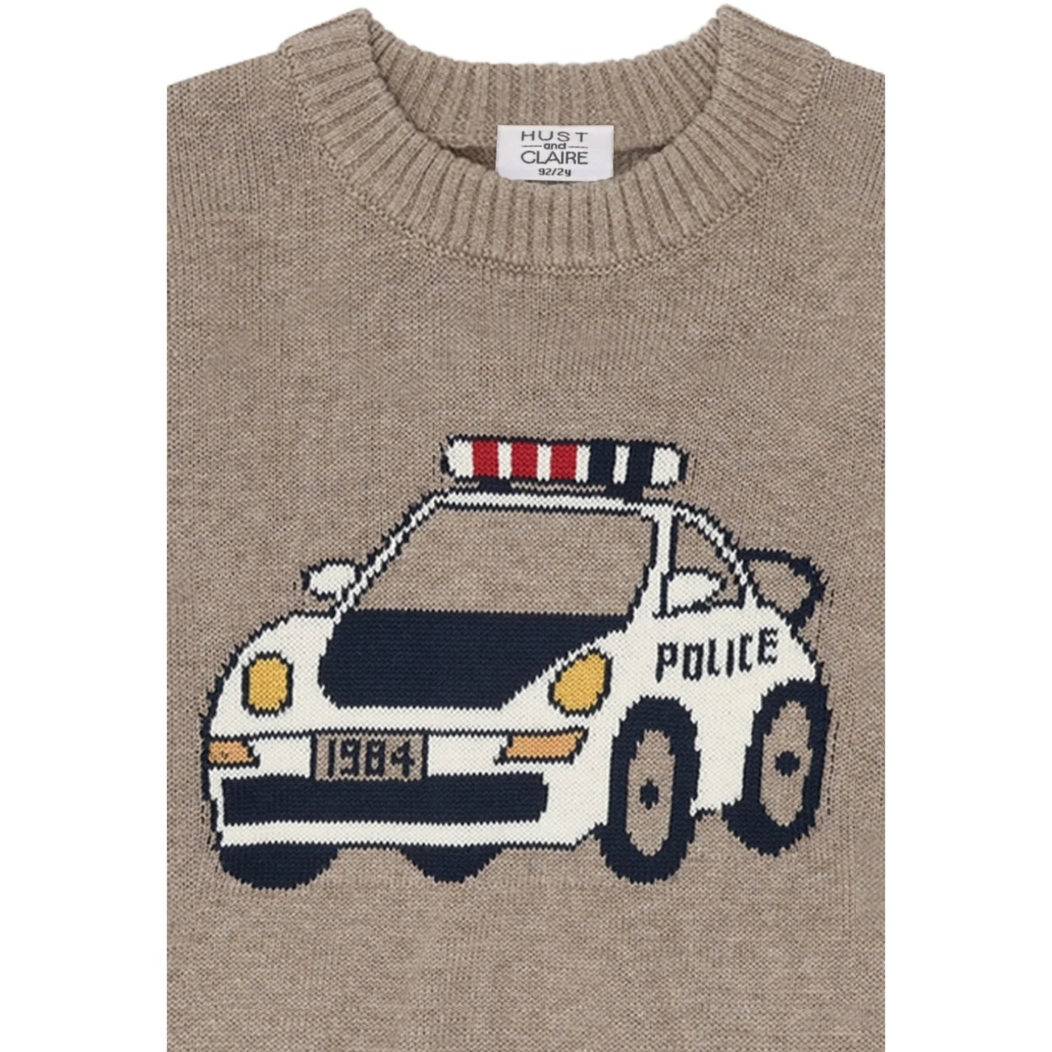 Hust & Claire Sand Melange Pelle Policecar - Image 2