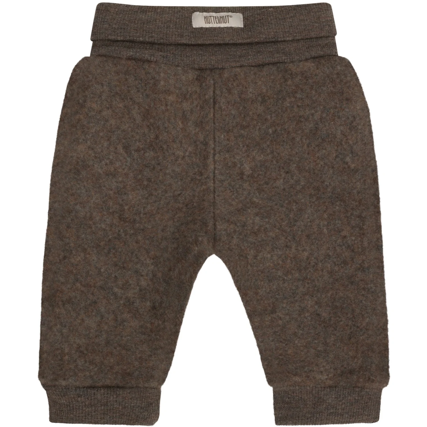 Huttelihut Brown Melange Bukser Uld Fleece - Image 3