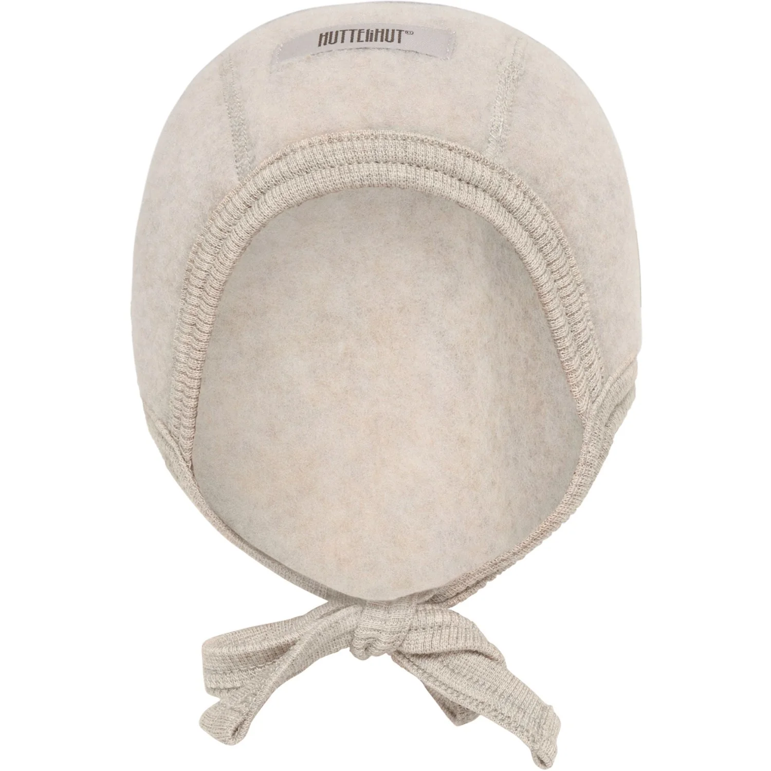 Huttelihut Camel Melange Bonnet Uld Fleece - Image 3