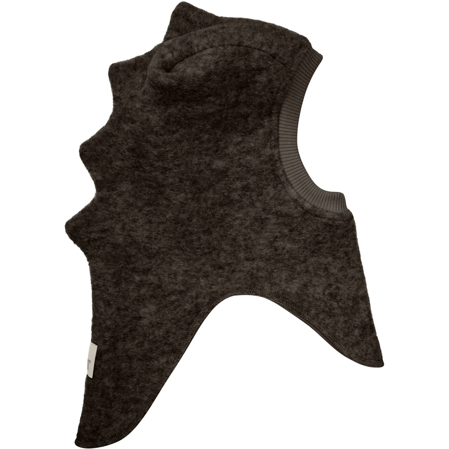 Huttelihut Dark Brown Melange Elefanthue Triangles Uld - Image 3