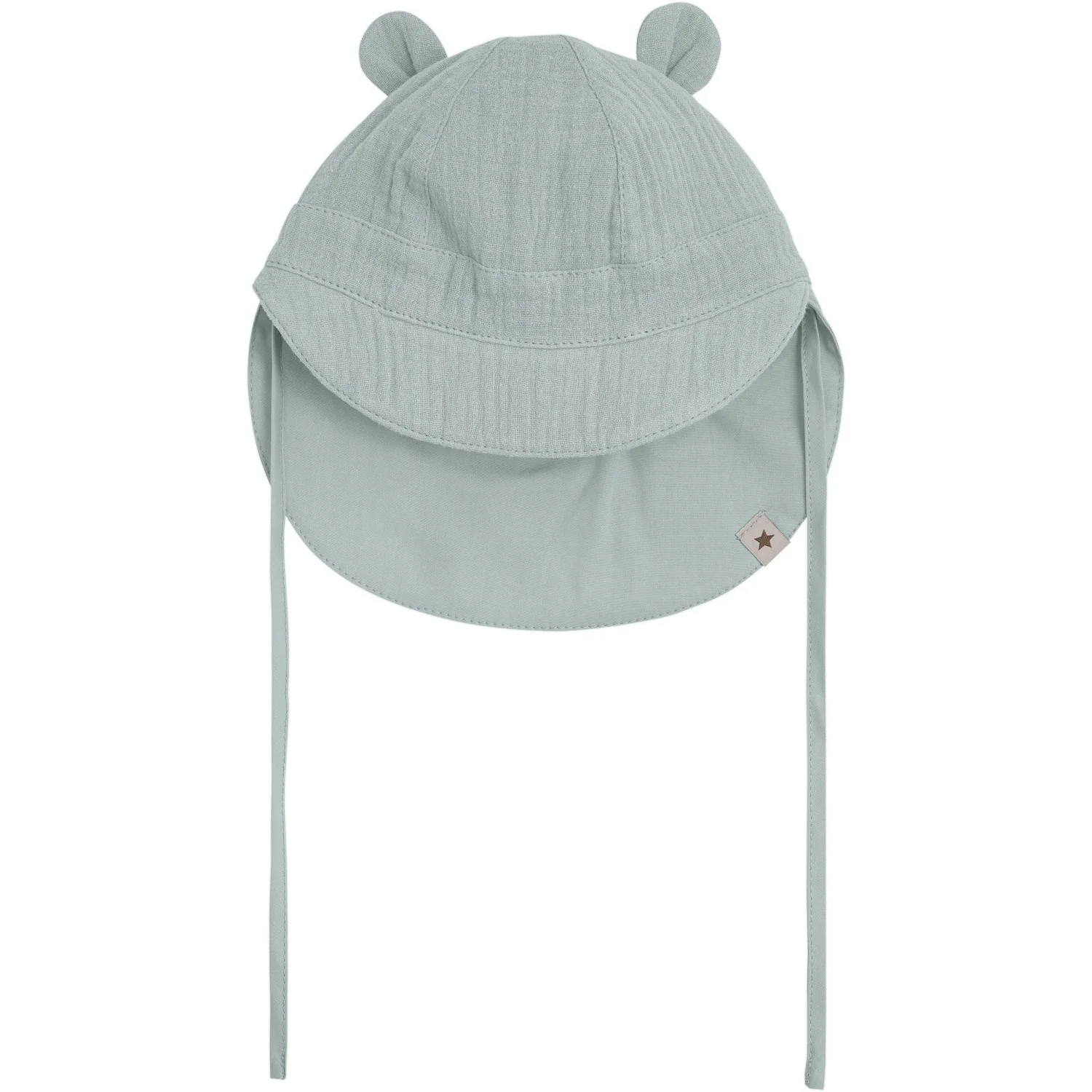 Huttelihut Gray Mist Summer Hat Ears Muslin - Image 3