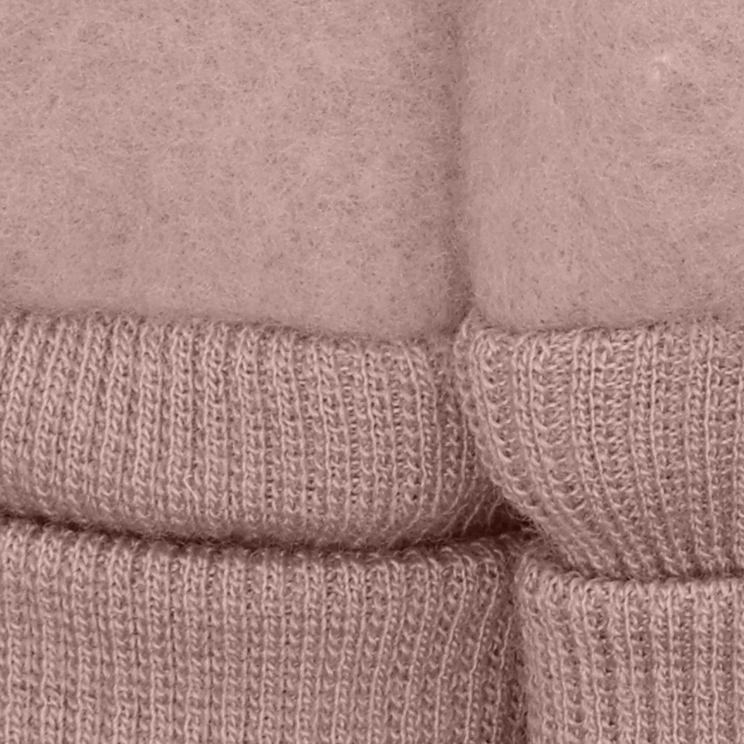 Huttelihut Mahogany Rose Vanter Uld Fleece 2-Layer - Image 2