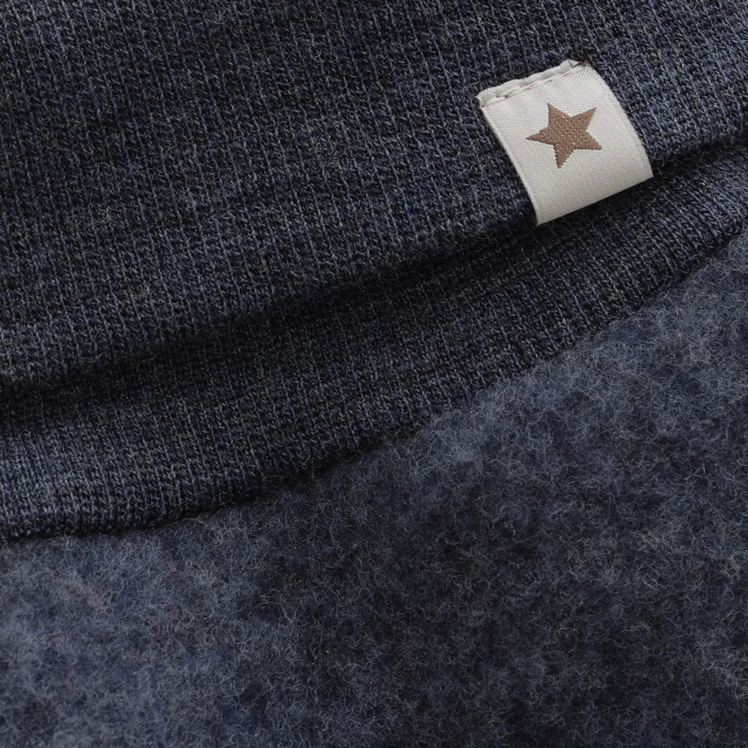 Huttelihut Ombre Blue Melange Bukser Uld Fleece - Image 2