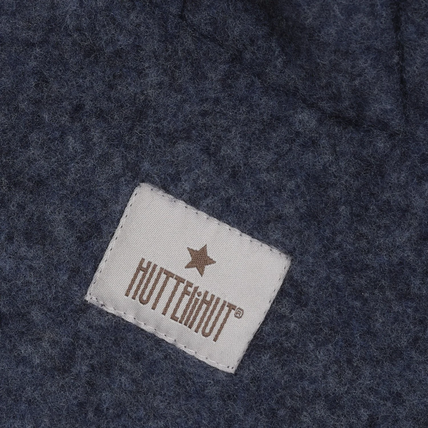Huttelihut Ombre Blue Melange Jakke Ears Uld Fleece - Image 3