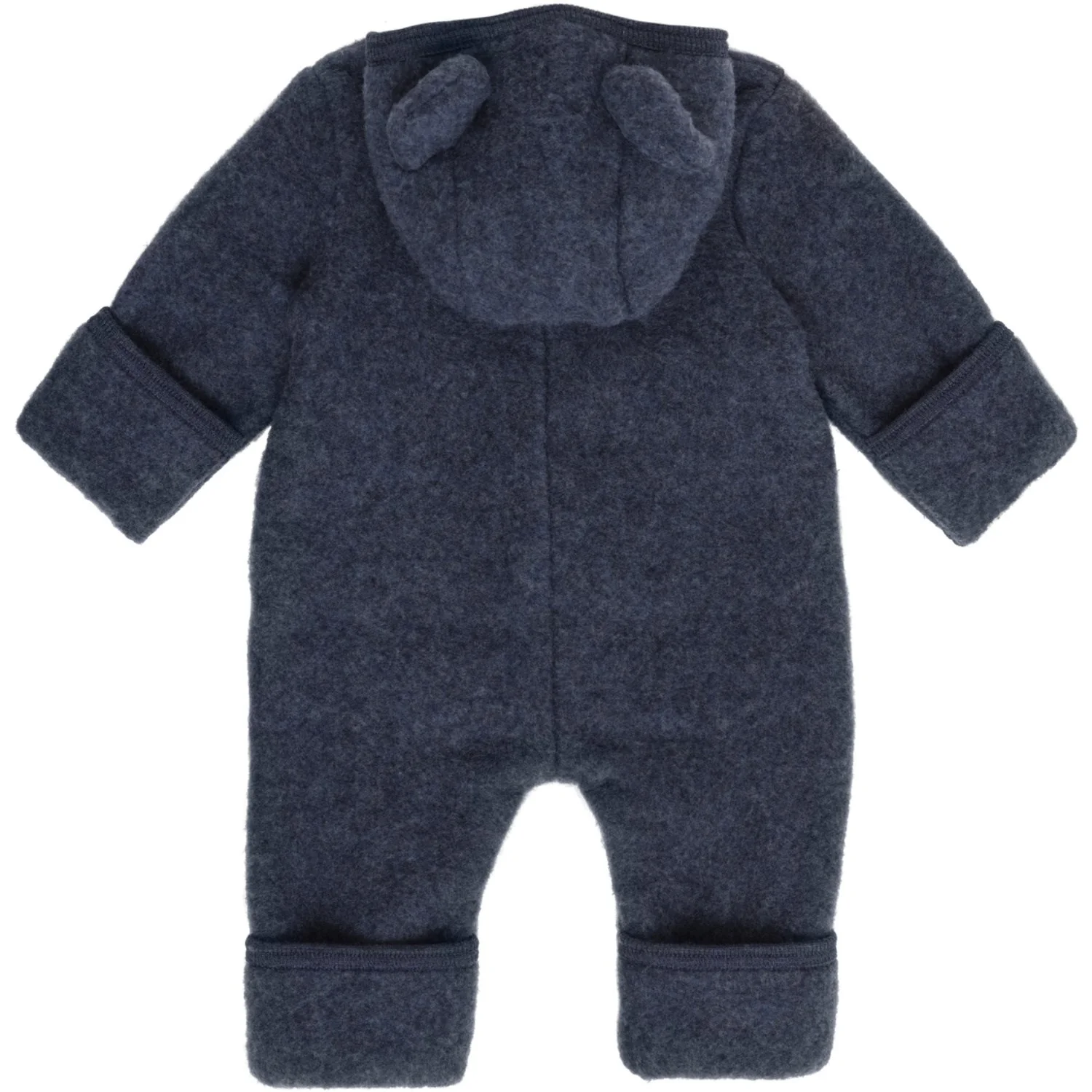 Huttelihut Ombre Blue Melange Klapvogn Dragt Ears Uld Fleece - Image 4