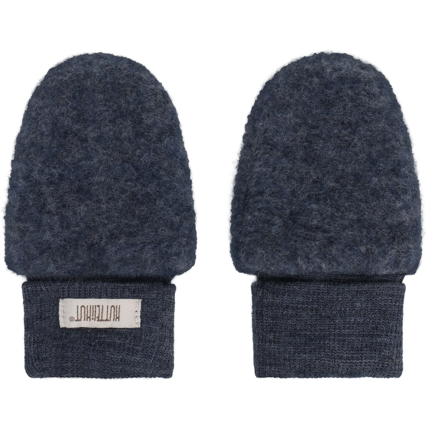 Huttelihut Ombre Blue Melange Vanter Uld Fleece 2-Layer