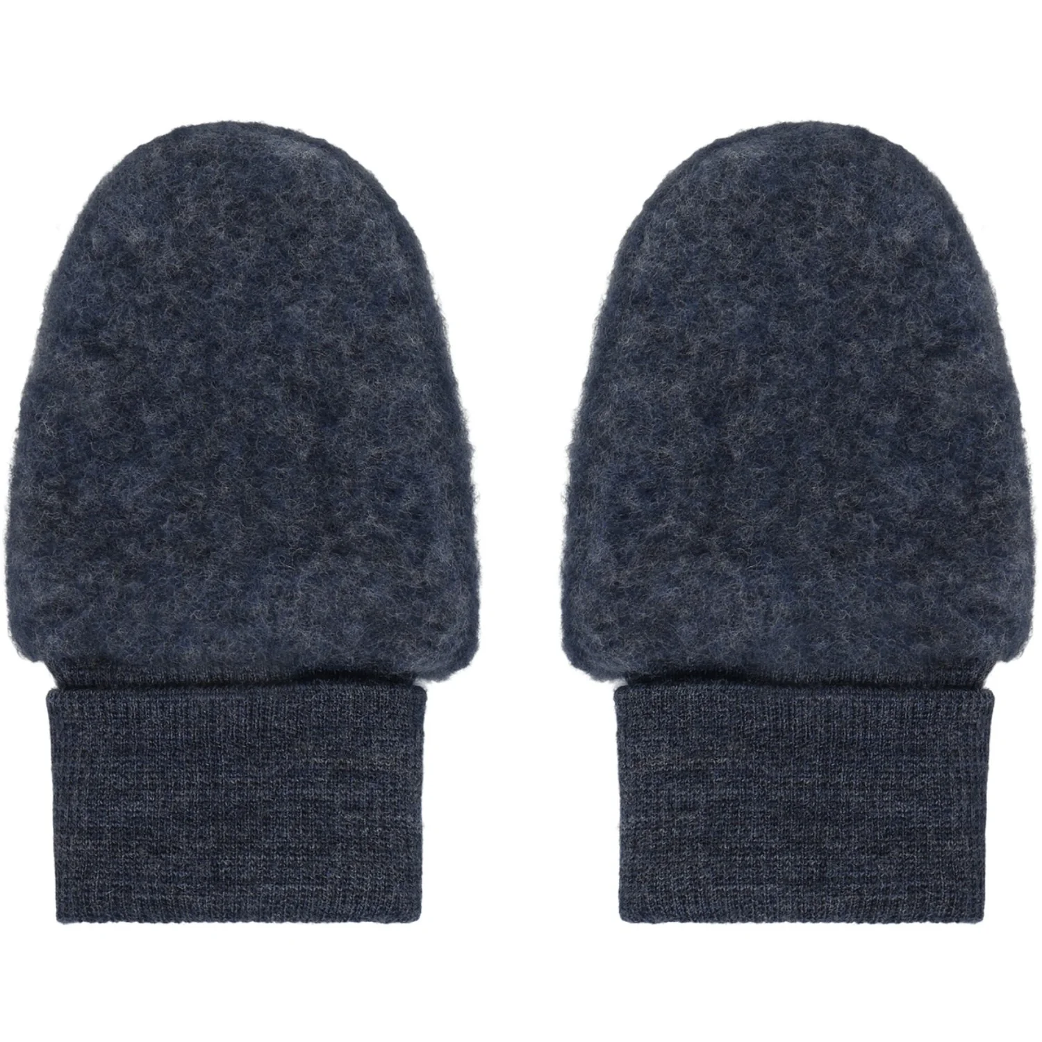 Huttelihut Ombre Blue Melange Vanter Uld Fleece 2-Layer - Image 3