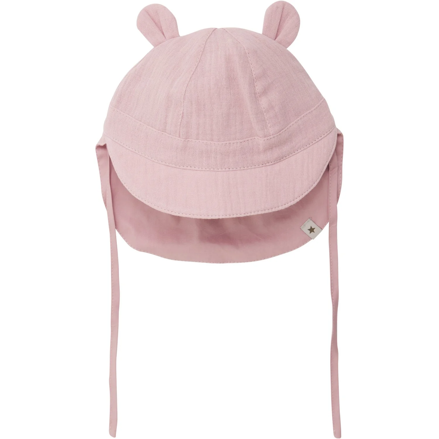 Huttelihut Pale Mauve Summer Hat Ears Muslin - Image 3