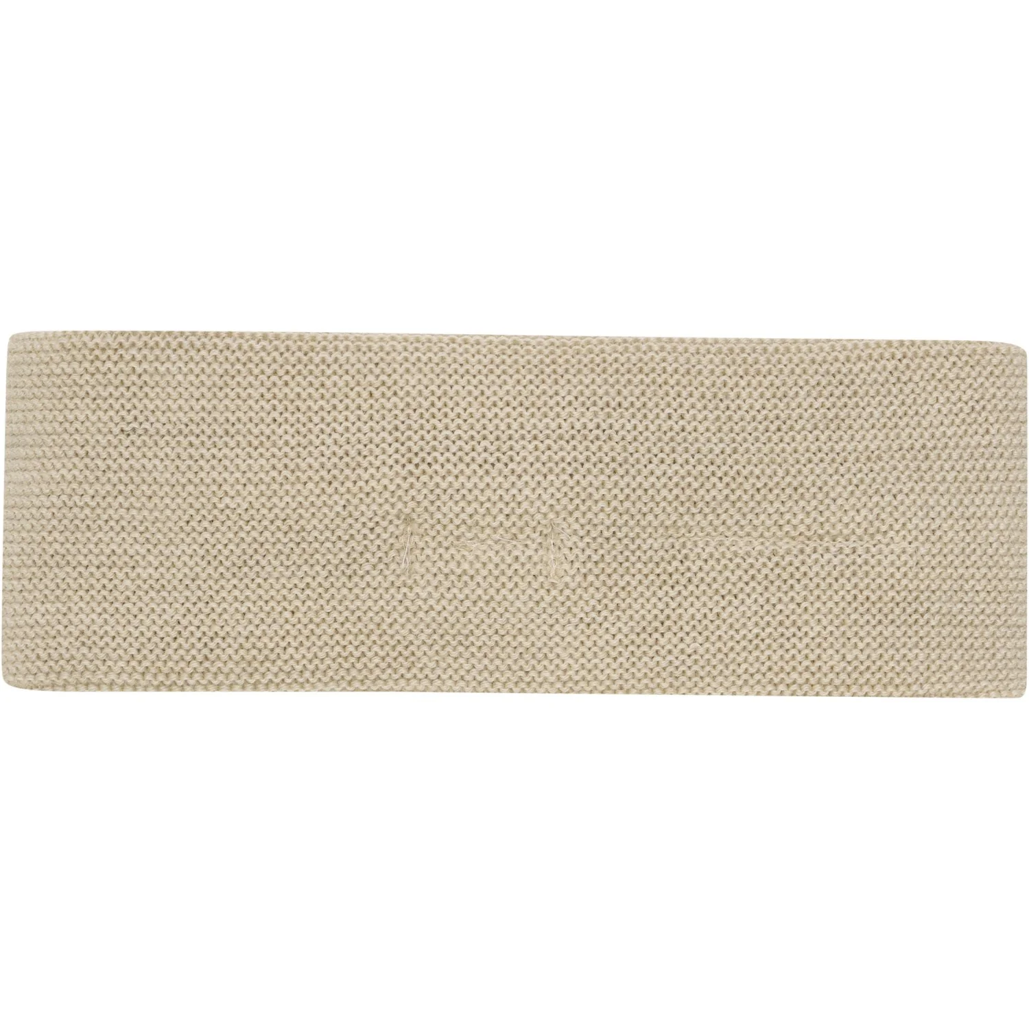 Huttelihut Sand Melange Pandebånd Uld Strik - Image 4