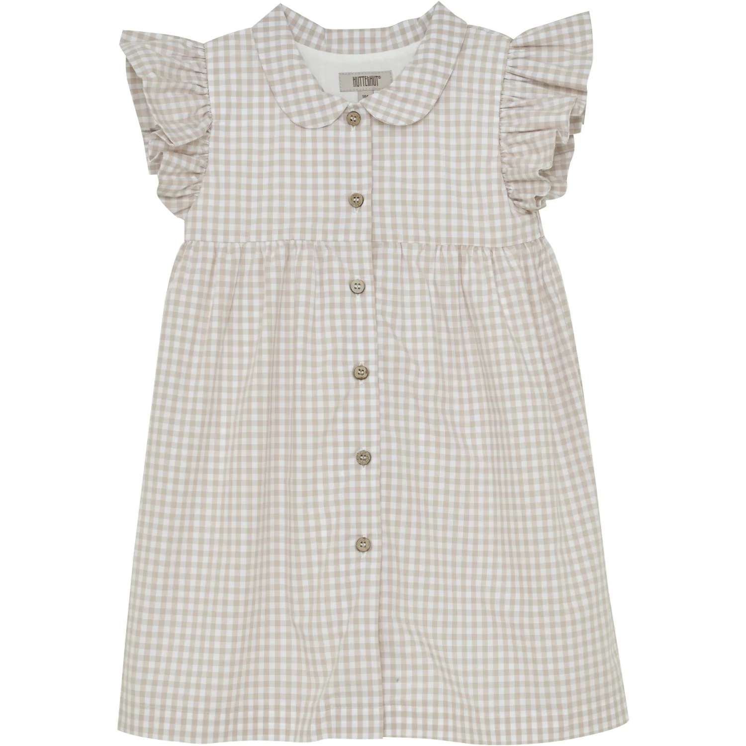 Huttelihut White Pepper Kjole Ss Woven Check