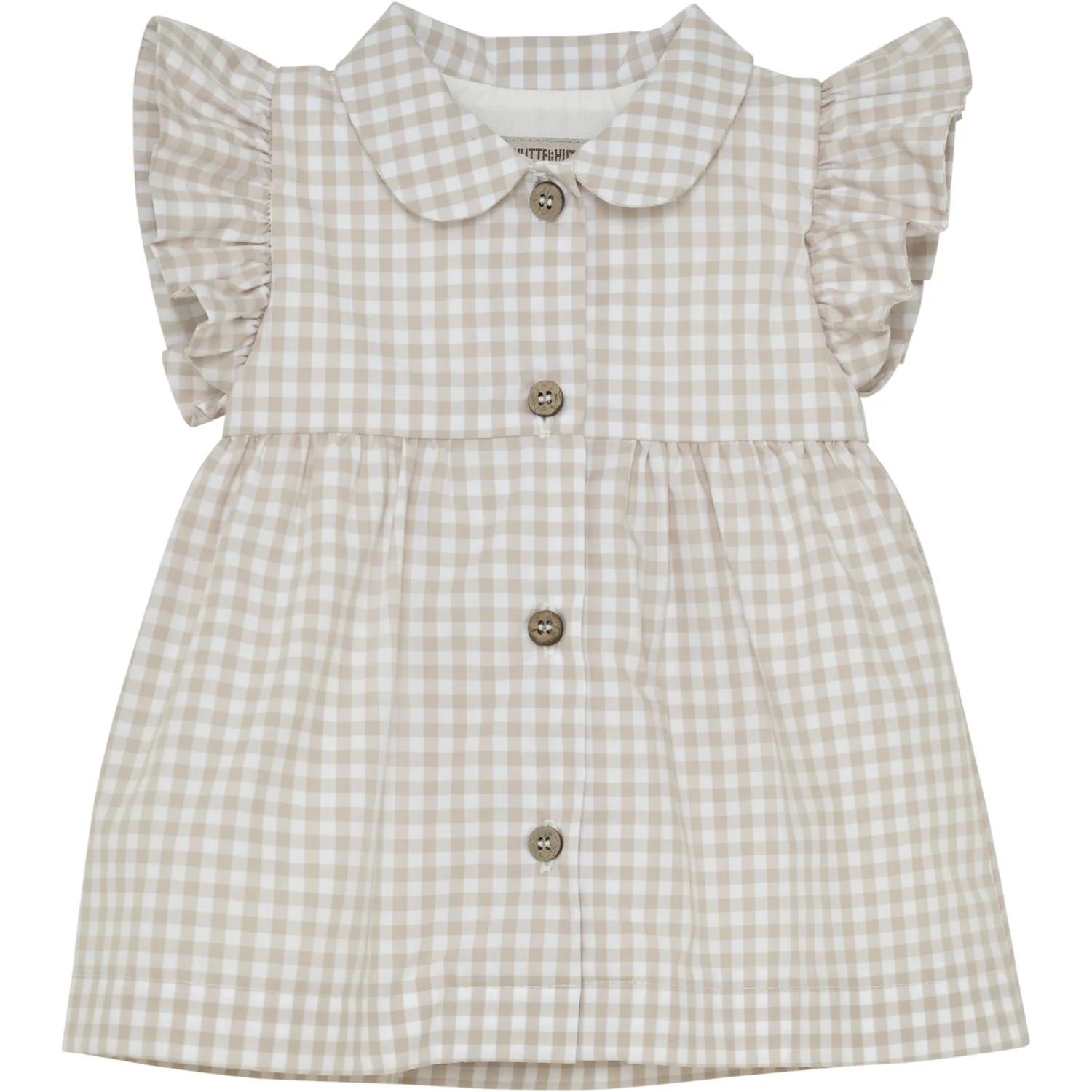 Huttelihut White Pepper Kjole Ss Woven Check