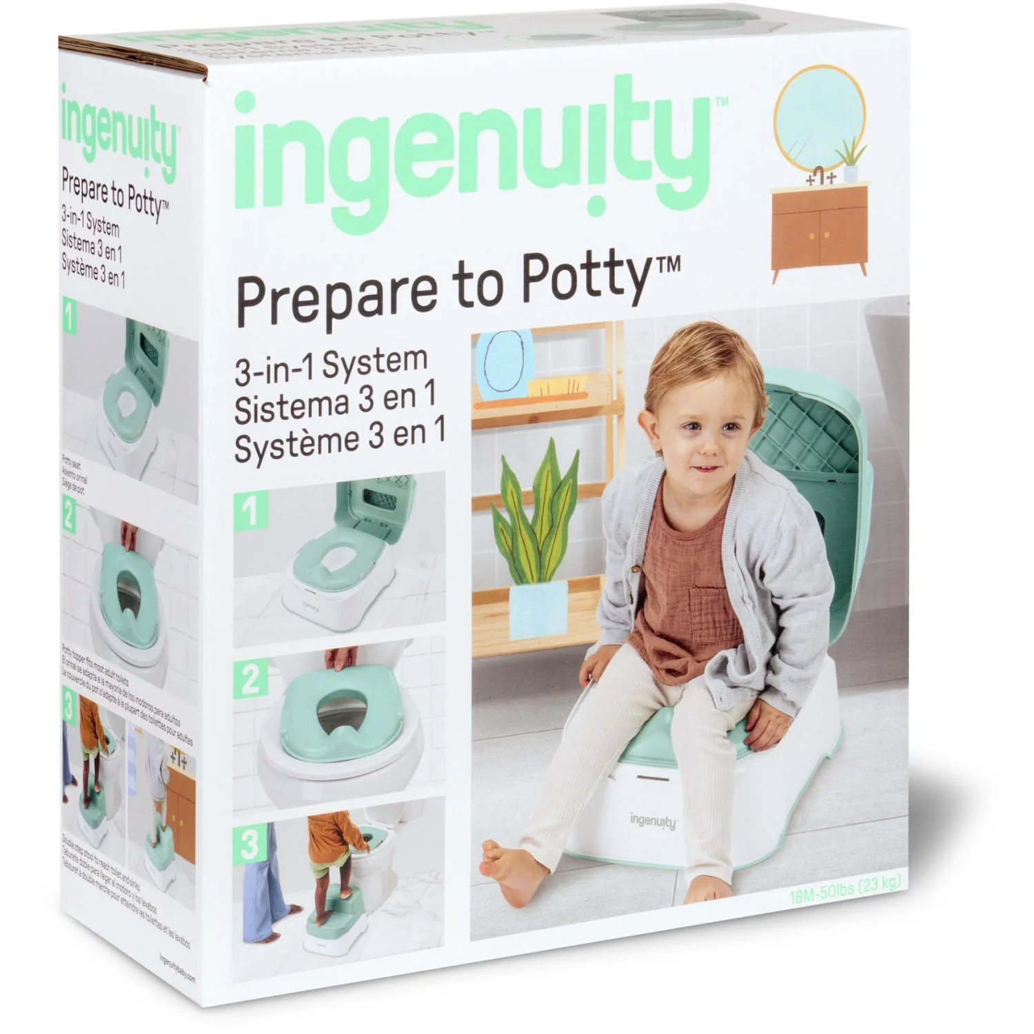 Ingenuity Prepare To Potty™ 3-In-1 System - Image 8