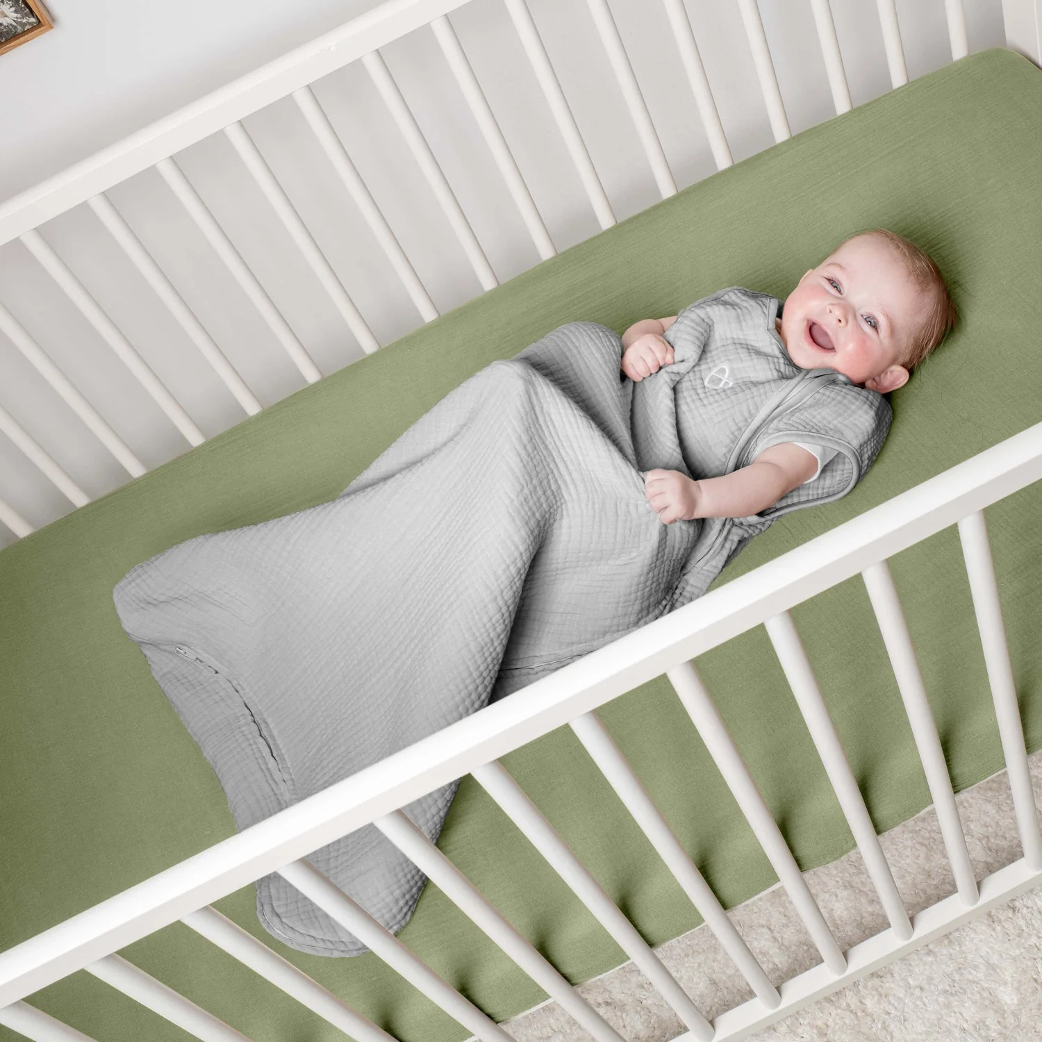 Ingenuity SwaddleMe™ Night Sack Sleeper - Artist Dot - Image 4