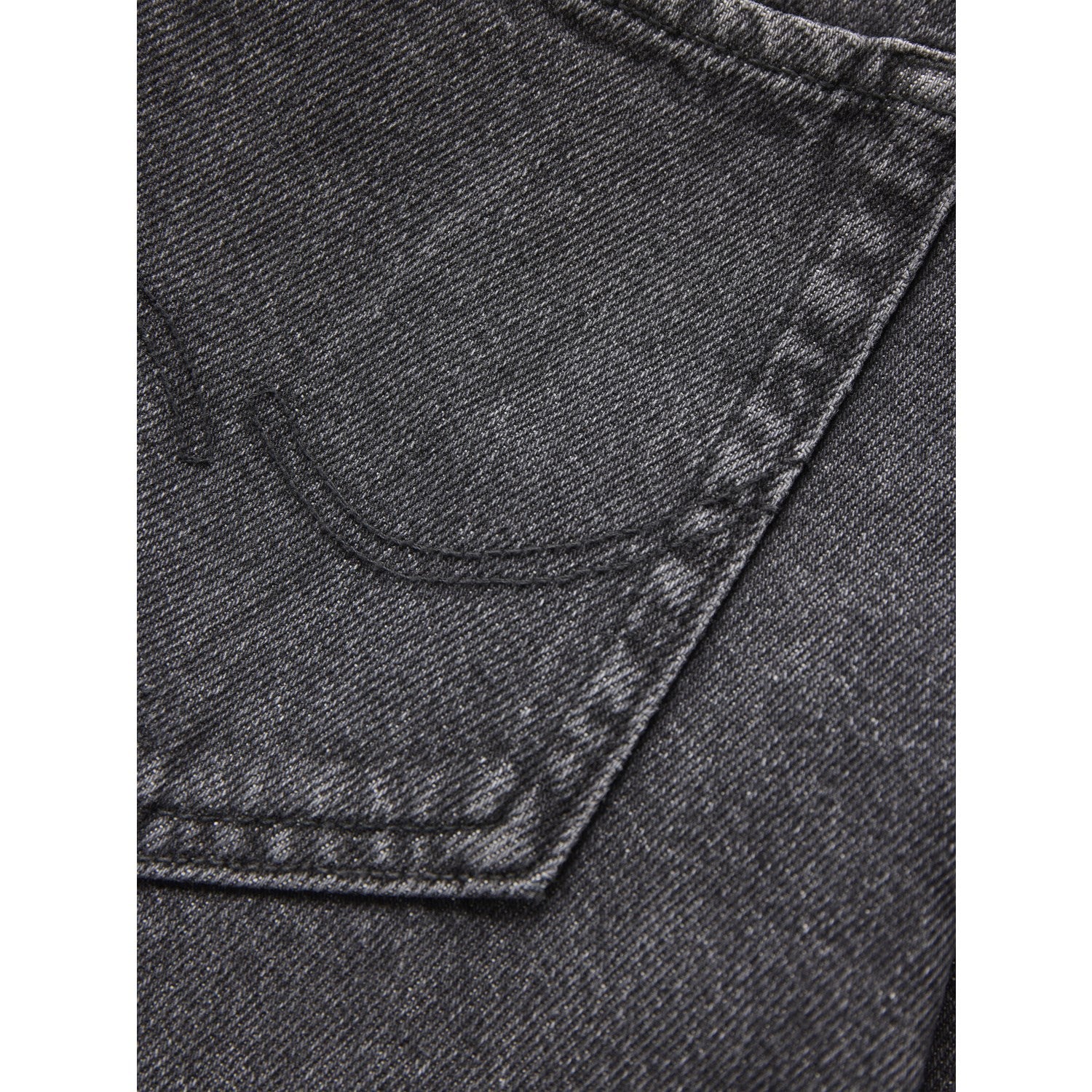 Jack & Jones Junior Black Denim Jjialex Jjoriginal Shorts Sq 175 Sn Jnr - Image 2