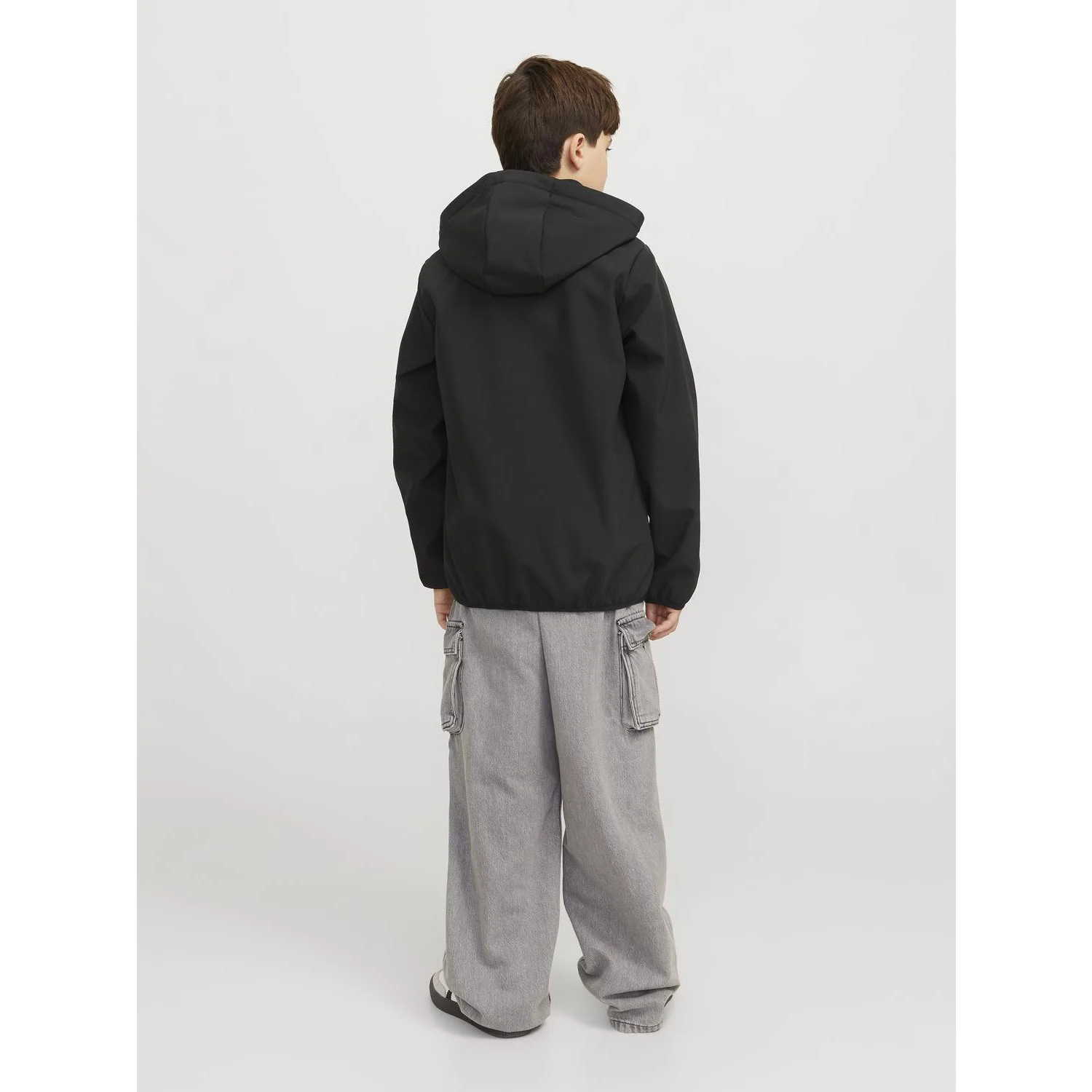 Jack & Jones Junior Black Jjetheo Softshell Jakke Noos Jnr - Image 5