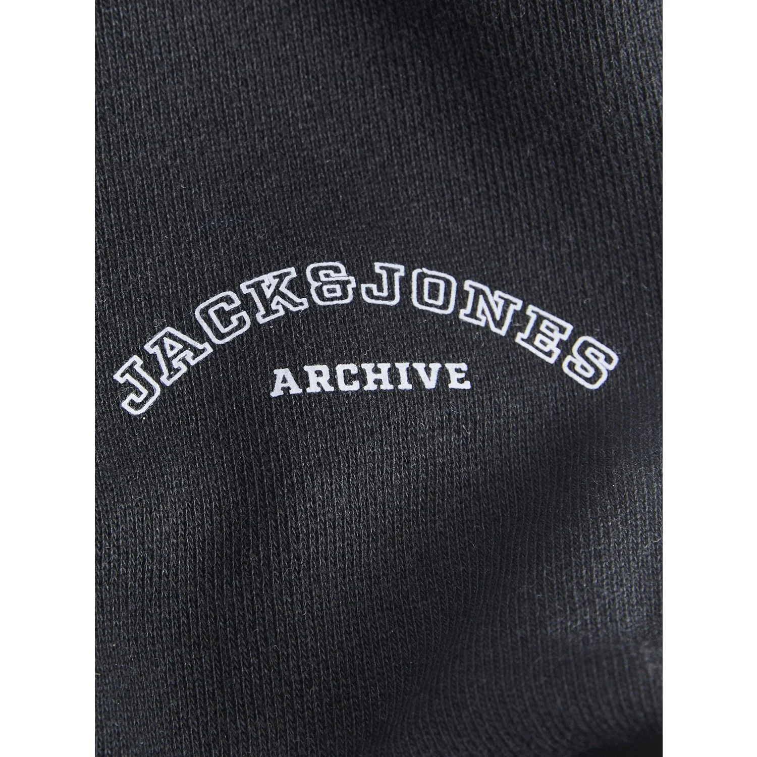 Jack & Jones Junior Black Jpstgordon College Sweat Shorts Mid Jnr - Image 2