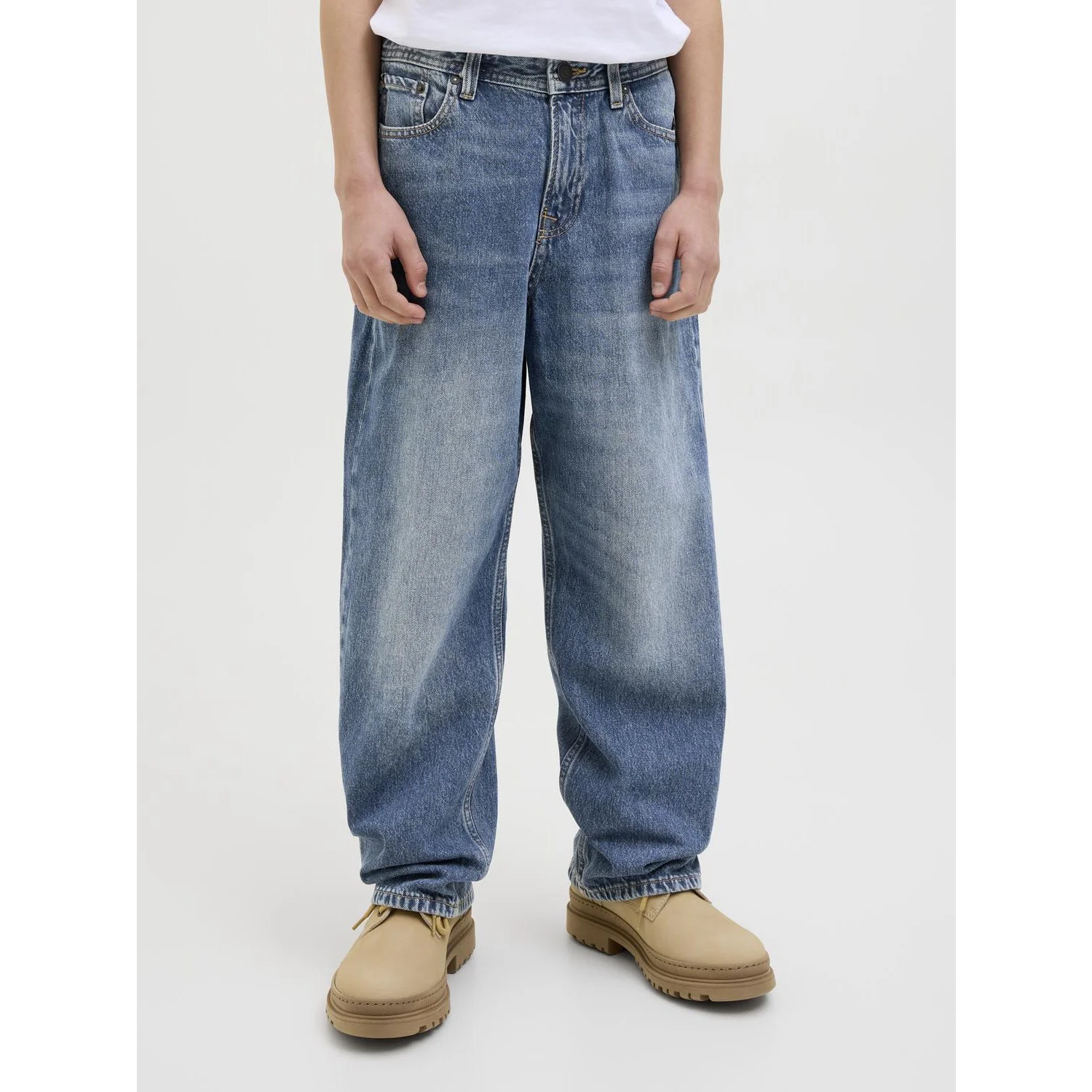 Jack & Jones Junior Blue Denim Jjialex Jjoriginal Akm 061 Noos Jnr - Image 2