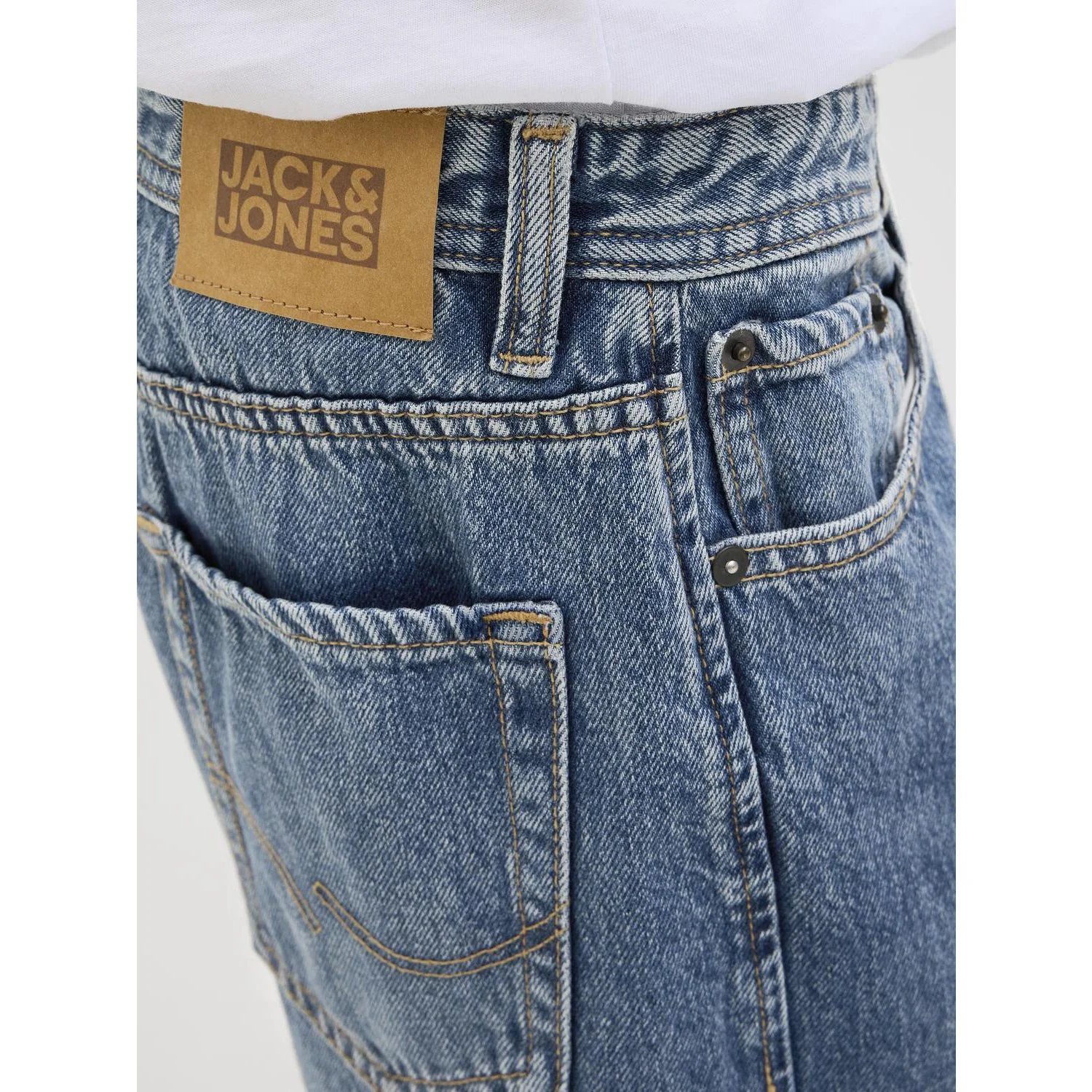 Jack & Jones Junior Blue Denim Jjialex Jjoriginal Akm 061 Noos Jnr - Image 5