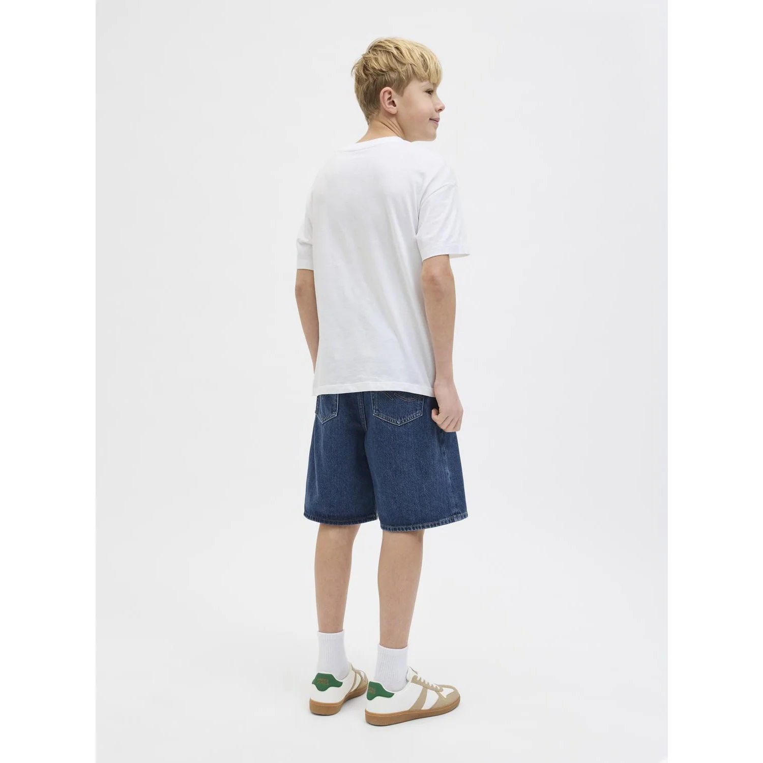 Jack & Jones Junior Blue Denim Jjitony Jjoriginal Shorts Akm 723 Sn Jnr - Image 4