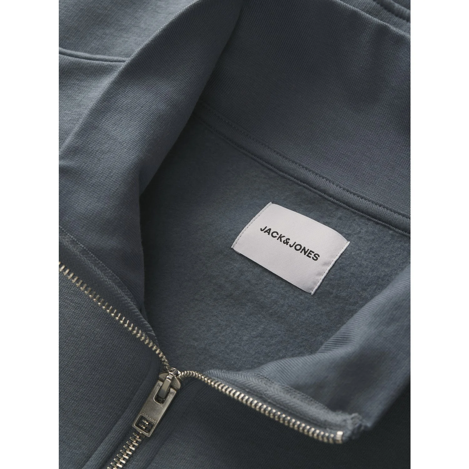 Jack & Jones Junior Blue Mirage Jjesoho Sweat Quarter Zip Hn Noos Jnr - Image 2
