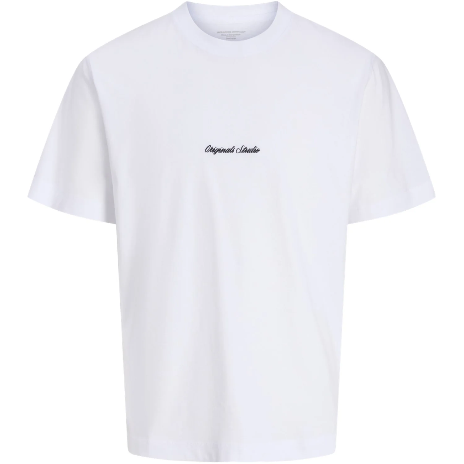 Jack & Jones Junior Bright White Jornorrebro Emb Tee Ss Cn Noos Jnr