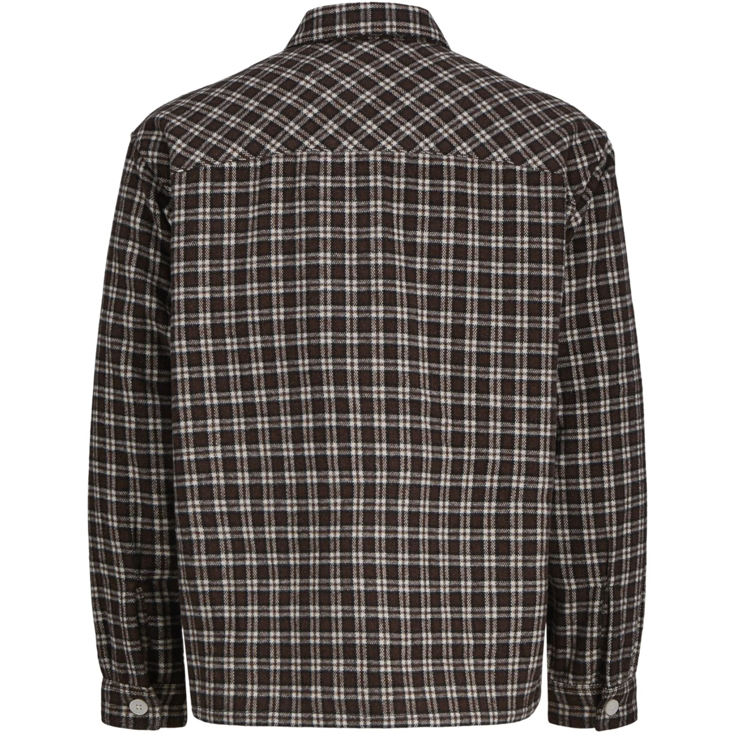 Jack & Jones Junior Deep Mahogany Jorinwood Brushed Overshirt Ls Jnr - Image 2