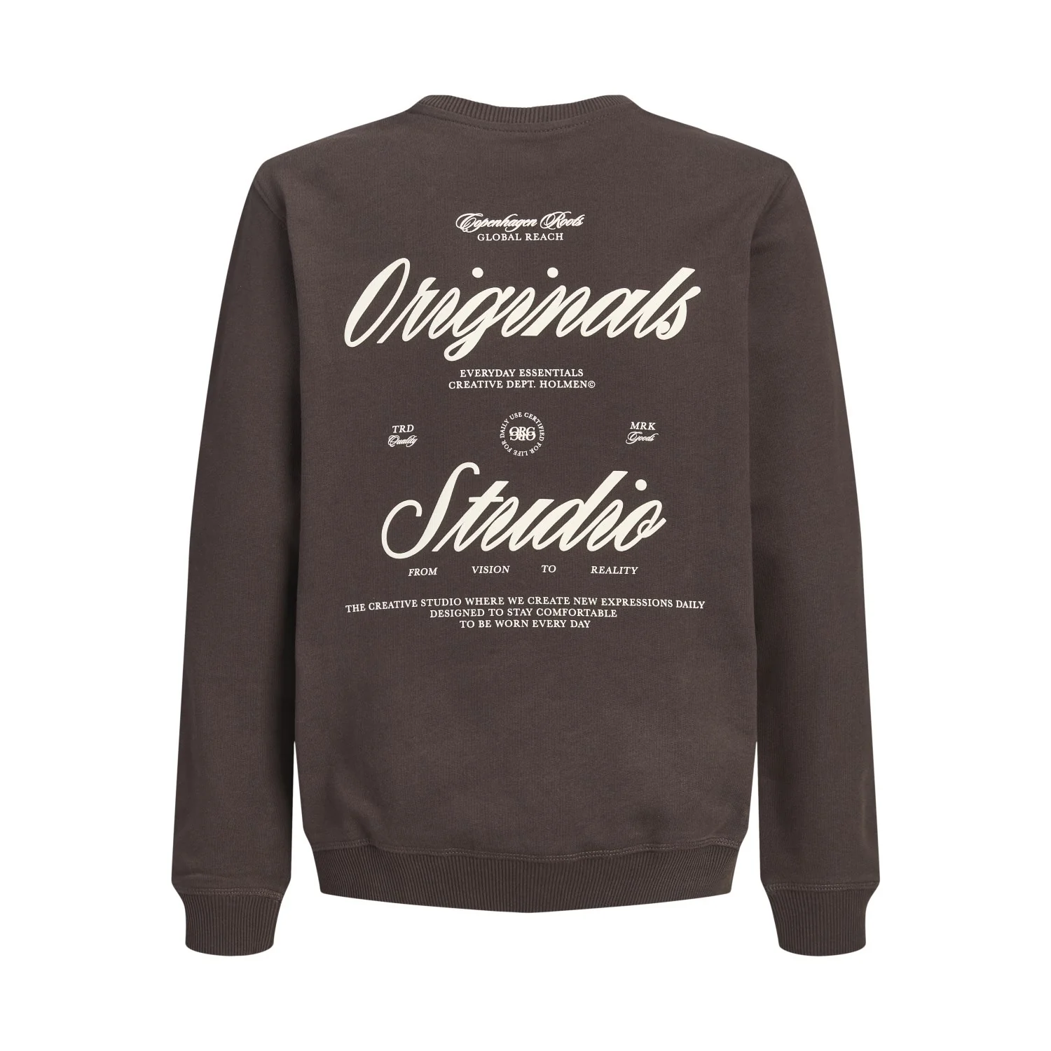 Jack & Jones Junior Java Jornorrebro Typo Back Sweat Cn Jnr - Image 4