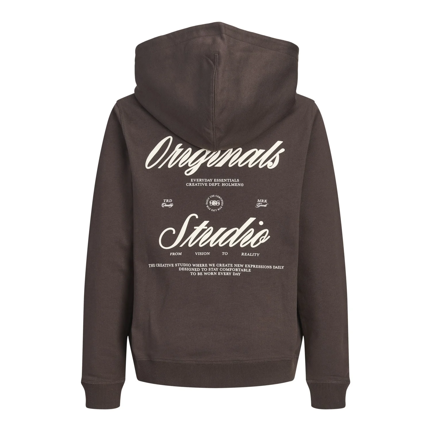 Jack & Jones Junior Java Jornorrebro Typo Back Sweat Hætte Sn Jnr - Image 4