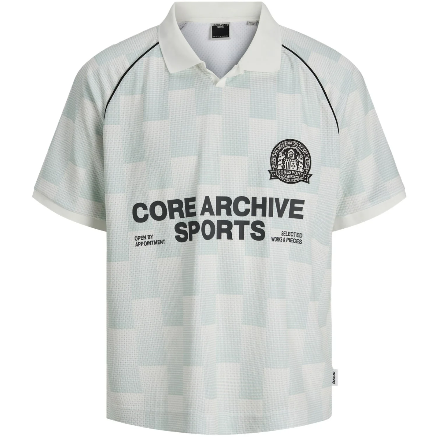 Jack & Jones Junior Omphalodes AOP Jcobreeze Football AOP Mesh Tee Ss Jnr