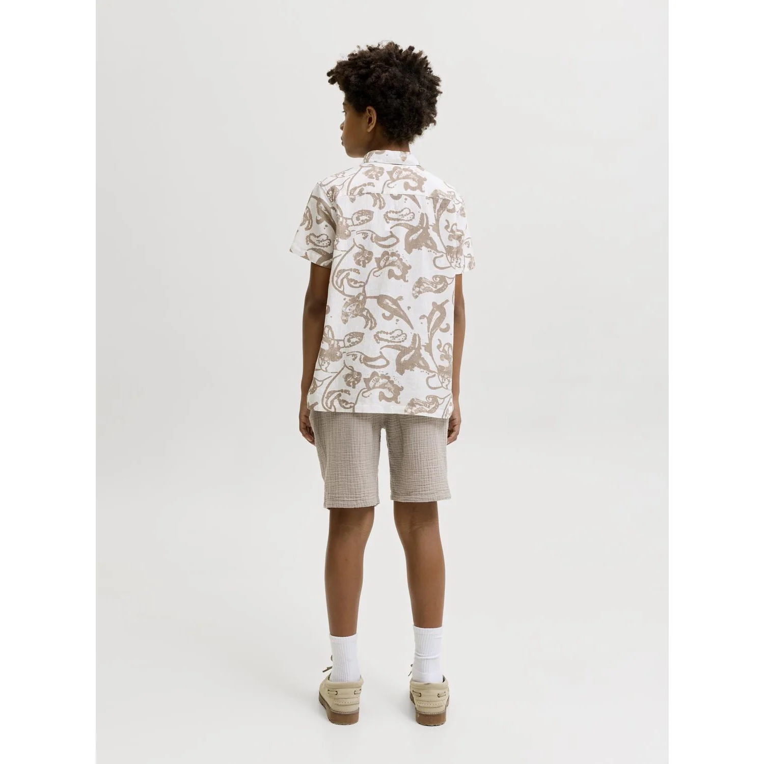 Jack & Jones Junior Vintage Khaki Jpstjaiden Patras Jogger Kort Srt Jnr - Image 3