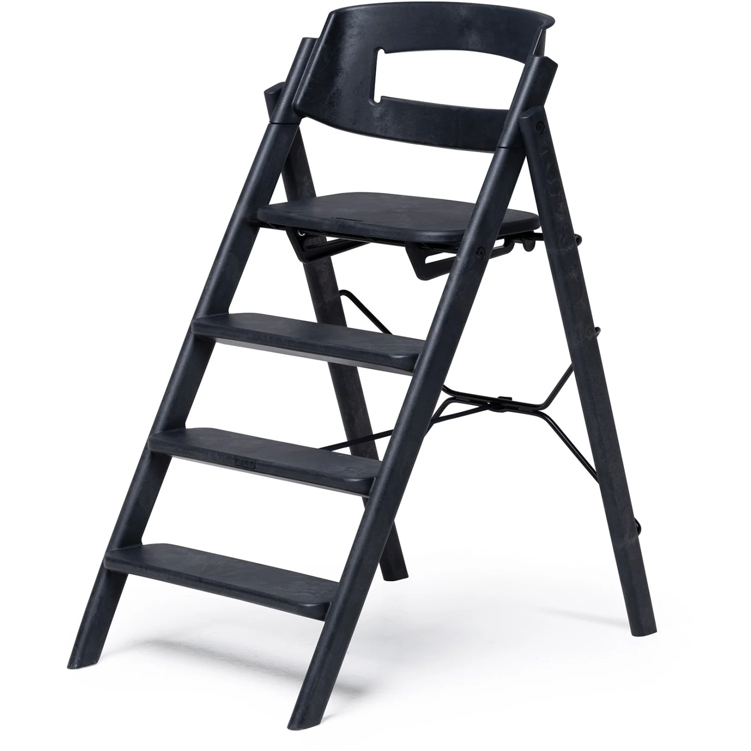 KAOS Charcoal Black Klapp Højstol Recycled